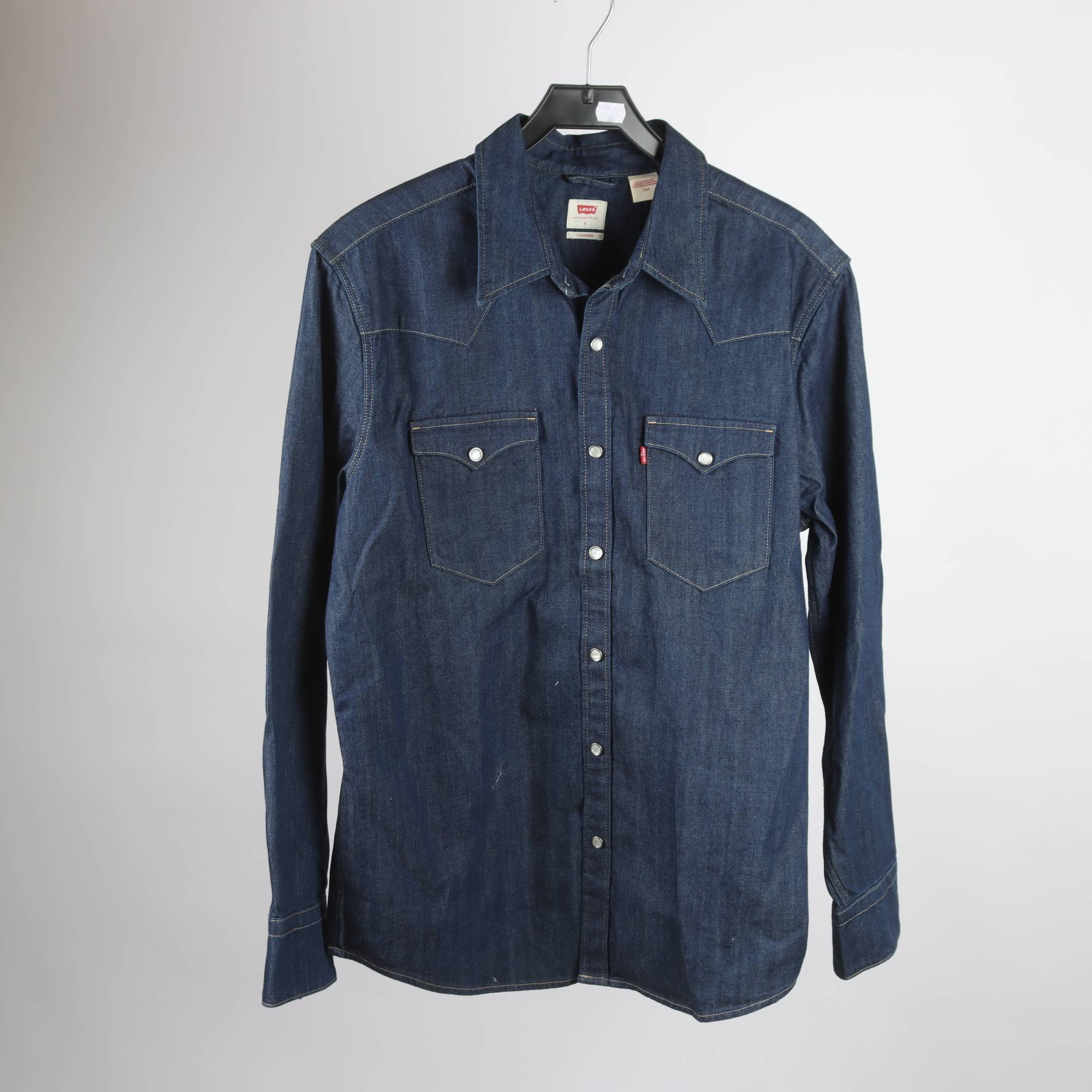 Jeansskjorta, Levis, blå, stl. L