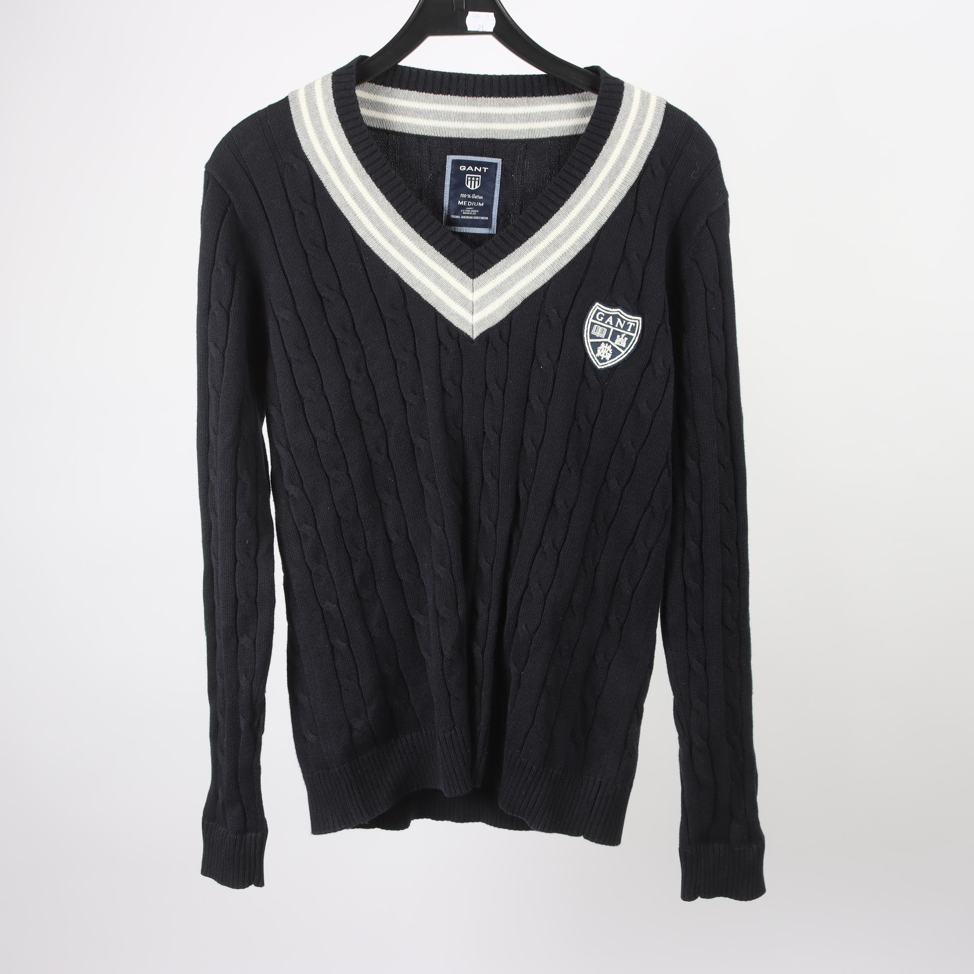 Tröja, Gant, blå, stl. M