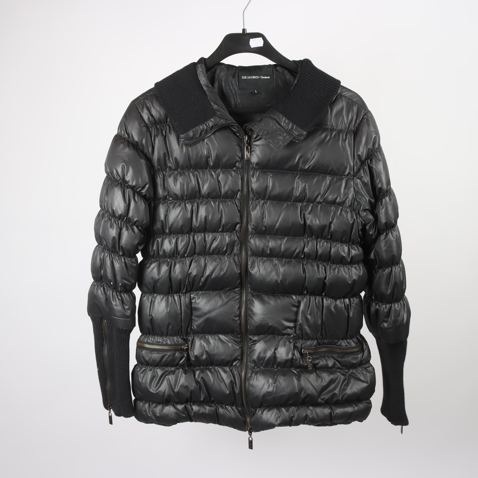 Jacka, Ilse Jacobsen, svart, stl. L