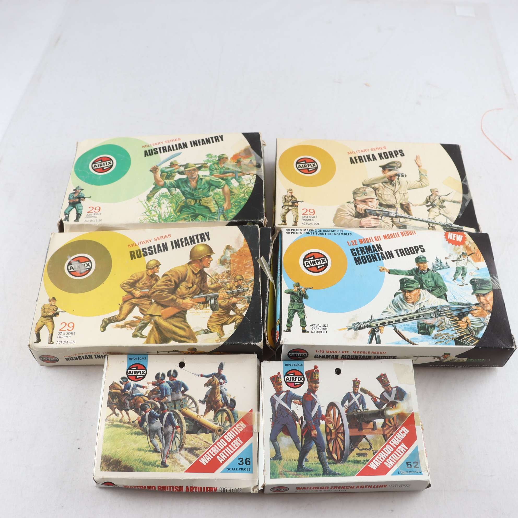 Figurer, Soldater, Airfix 6 pkt.