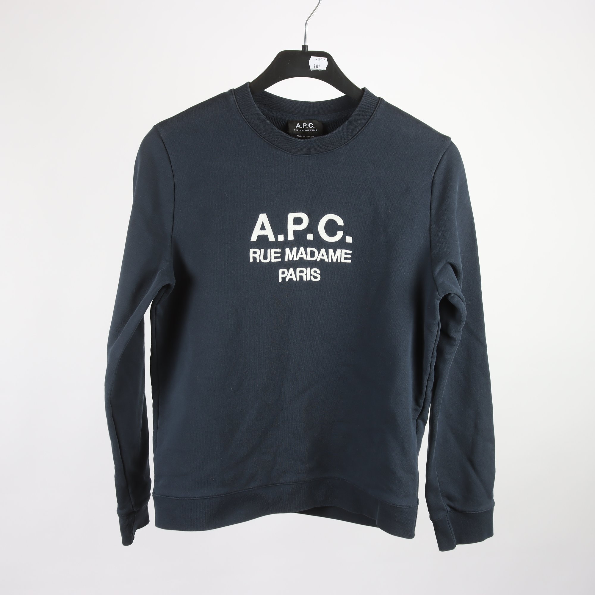 Sweatshirt, A.P.C, blå, stl. S