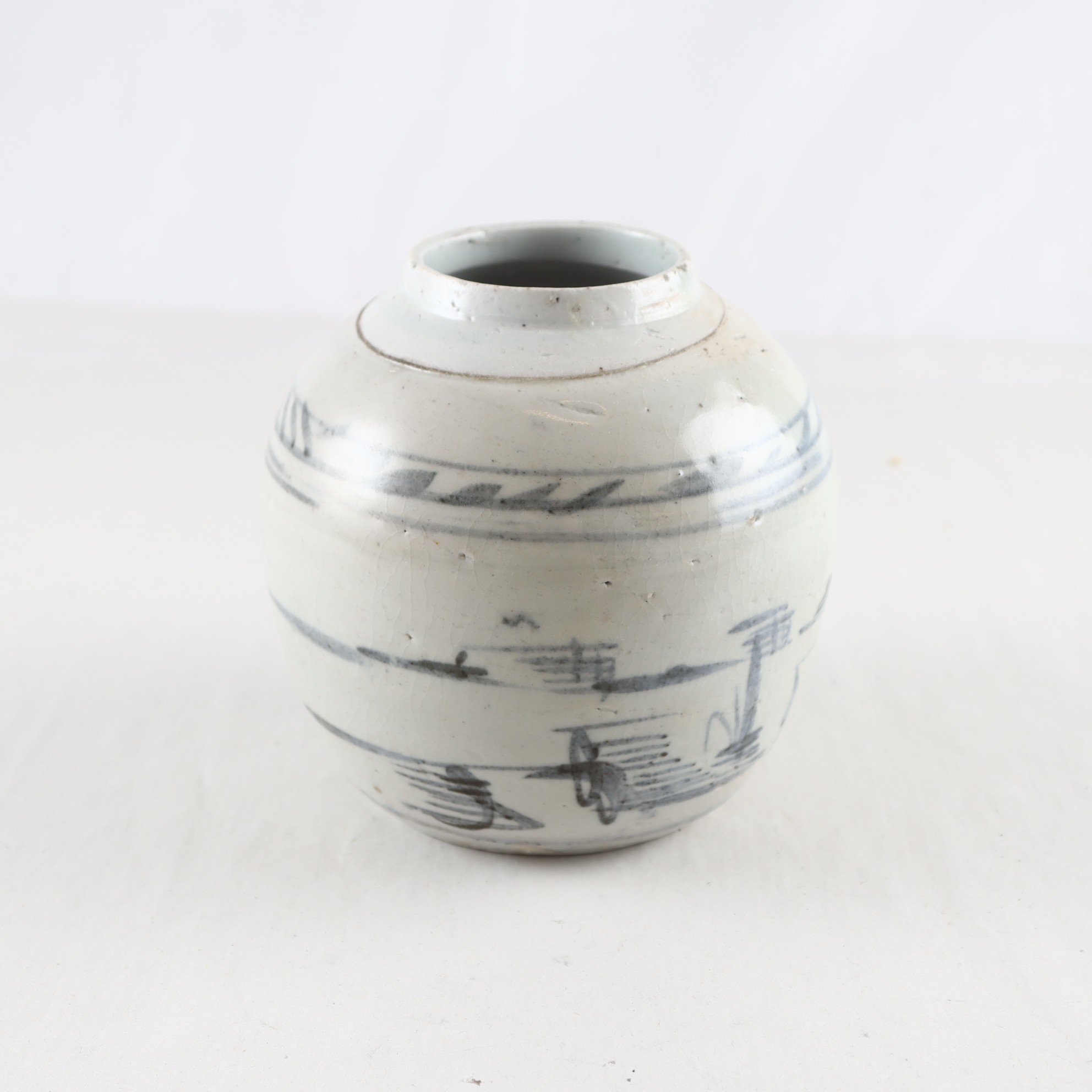 Ingefärskrus, Qianlong, (1735-1795), Kina. Samfraktas ej