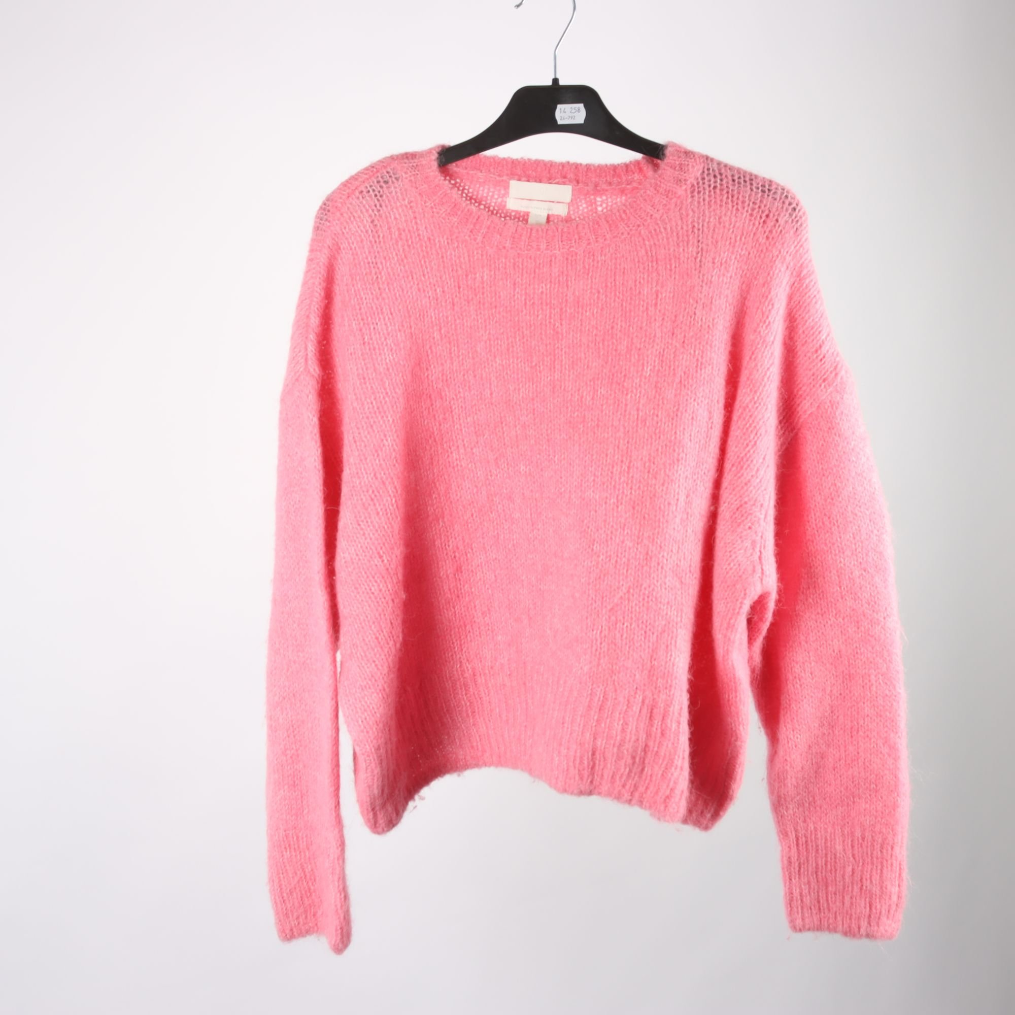 Stickad tröja, H&M, ull & alpackablandning, stl. L