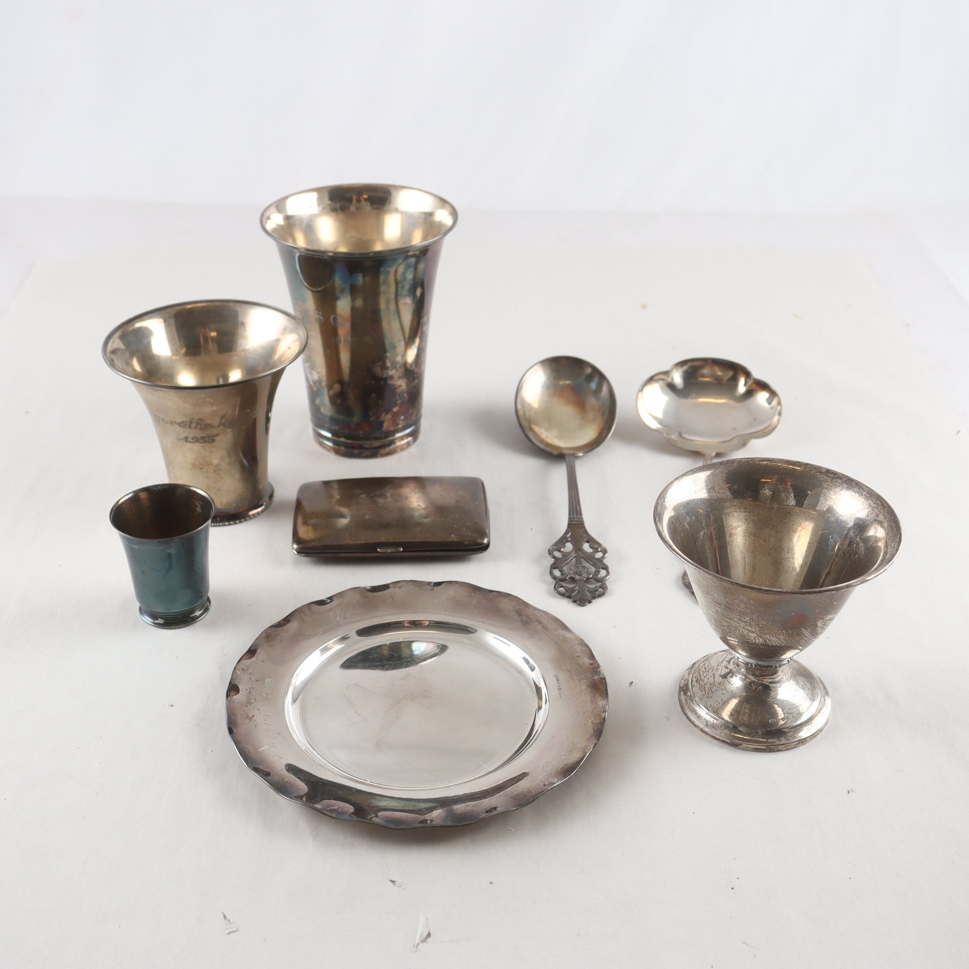 Skrotsilver, vikt: 545 g.