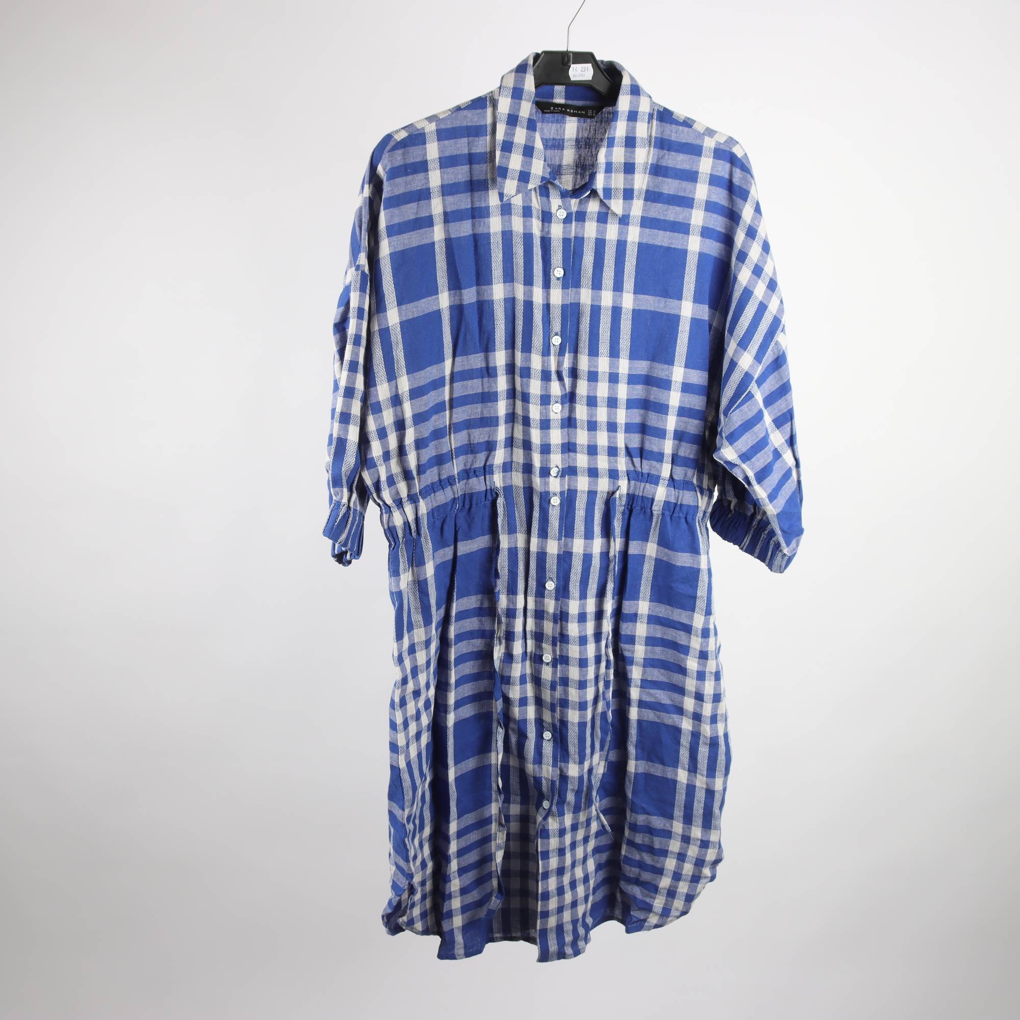 Klänning, Zara, linblandning, stl. M