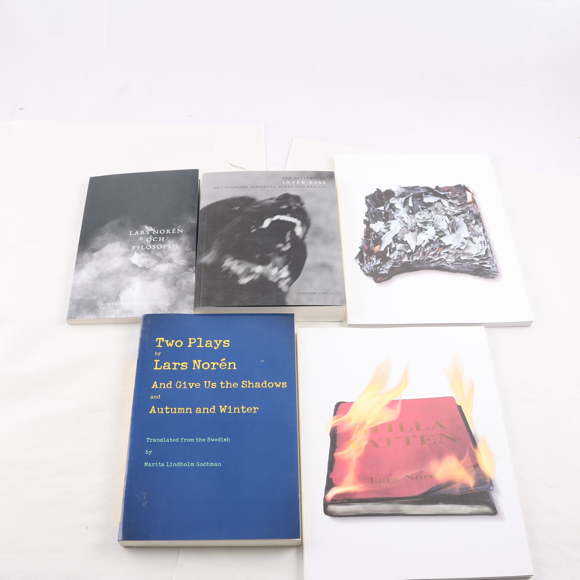 Lars Norén, bokpaket med 5 volymer