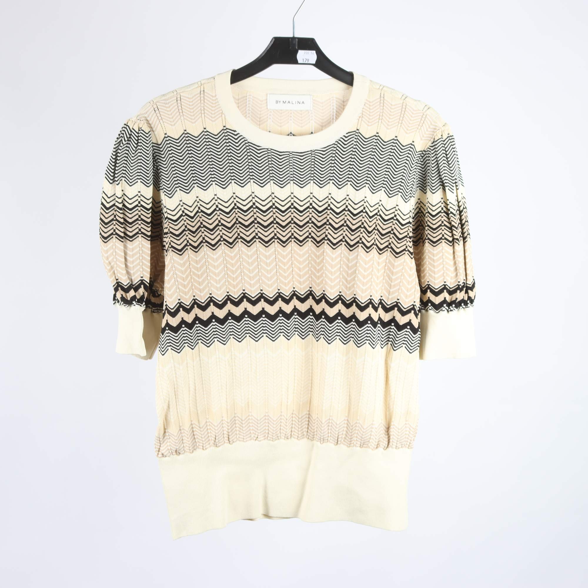 Tröja, By Malina, beige, brun, svart, stl. L