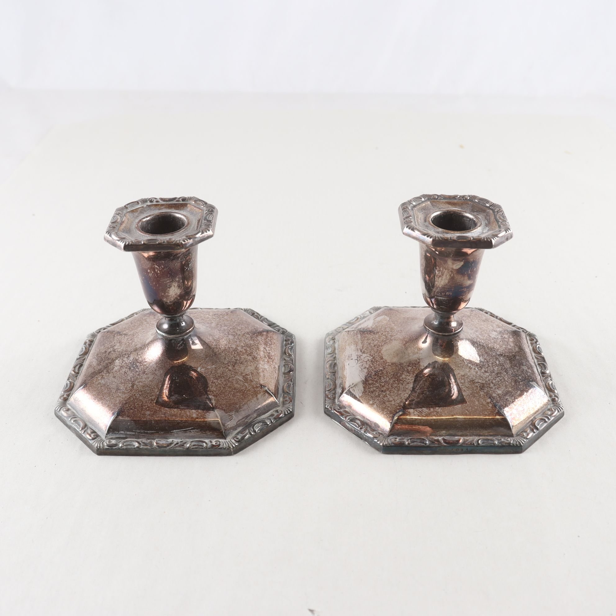 Ljusstakar, silver, Norge, 1900-tal