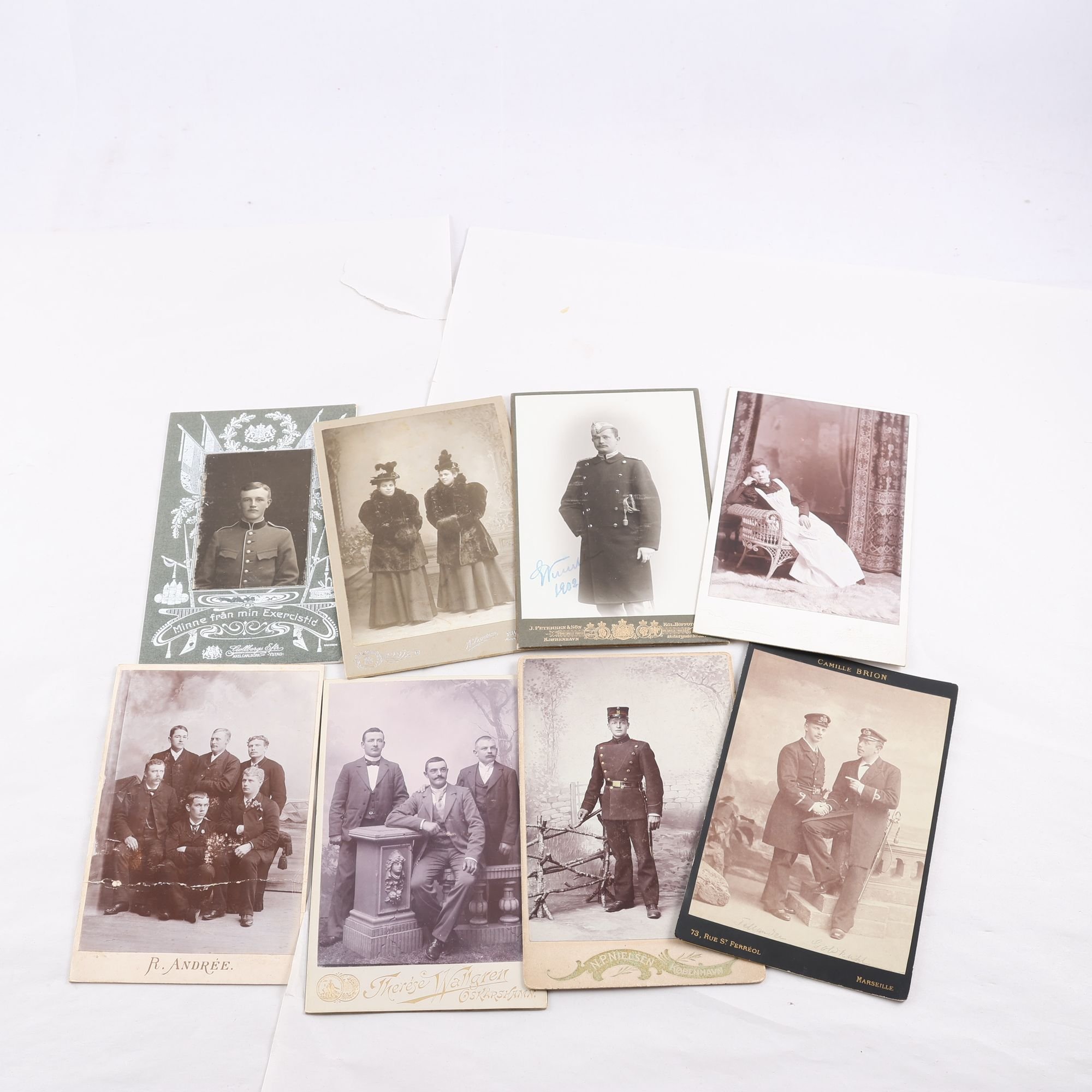 Fotografier, porträtt, 1900-talets början