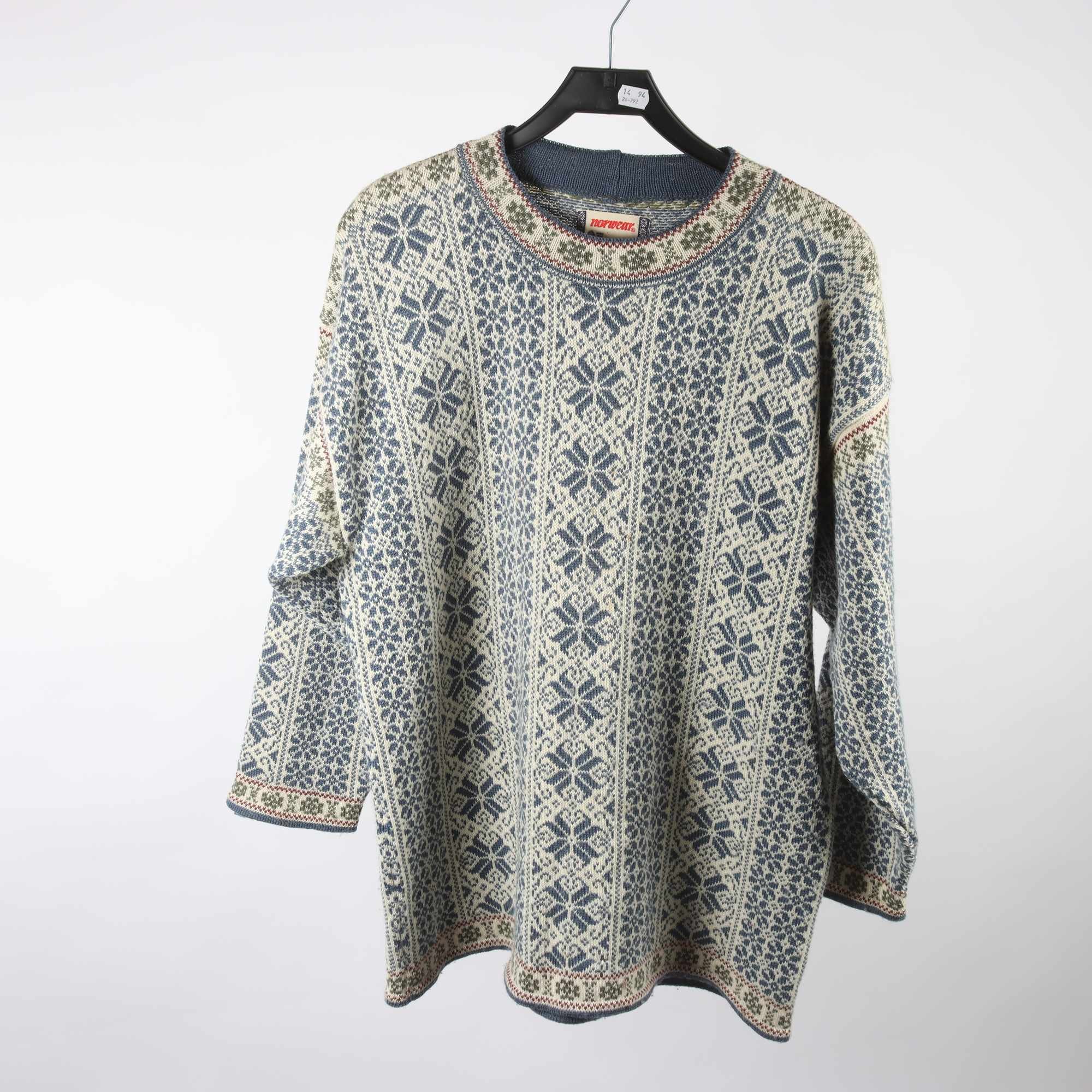 Stickad fiskartröja, Norwear, stl. L