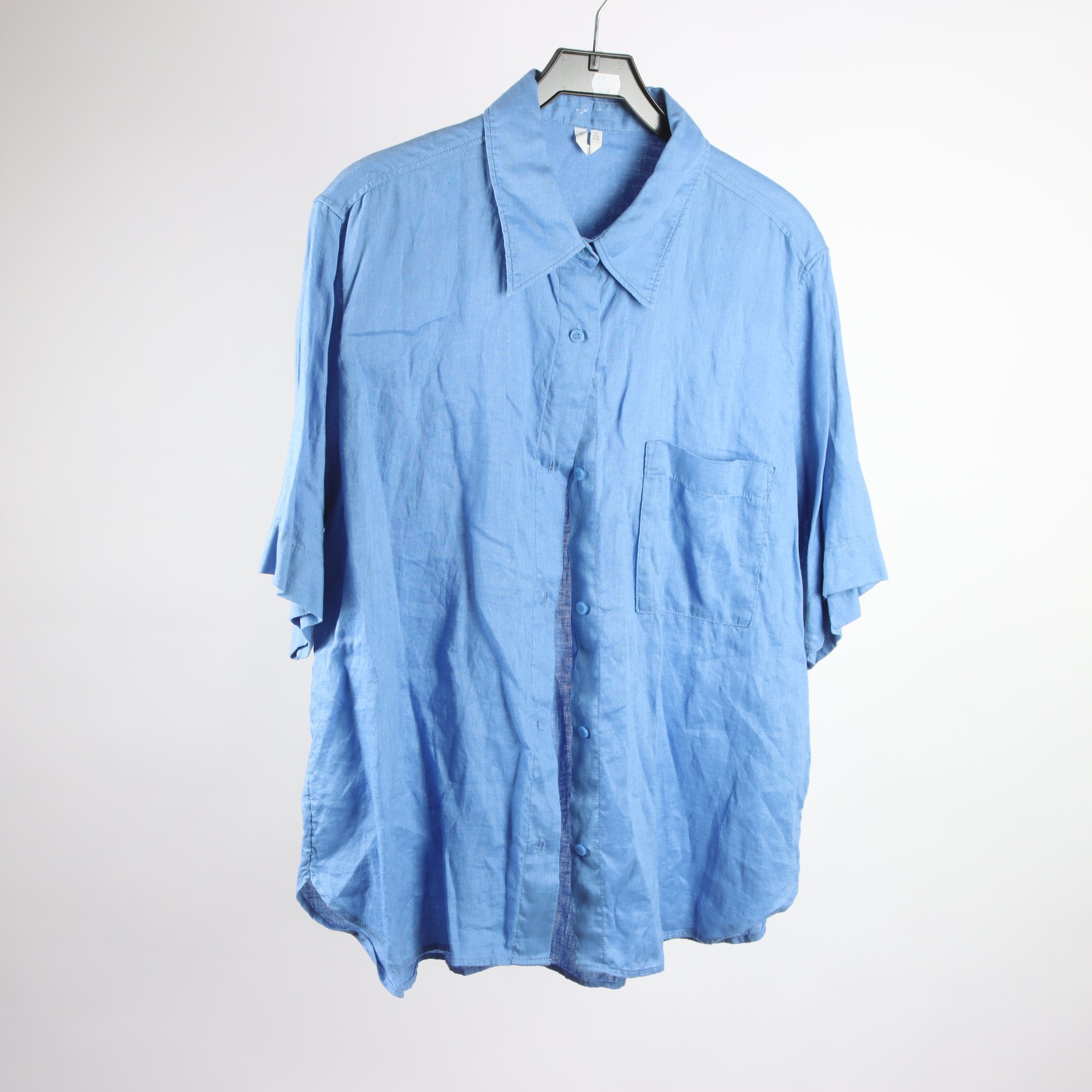 Blus, Arket, blå, 100% lin, stl. L.