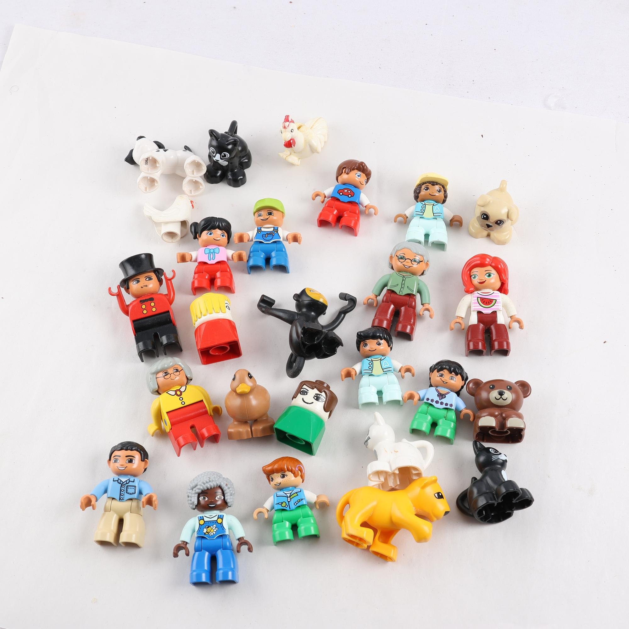 Duplo, djur / figurer