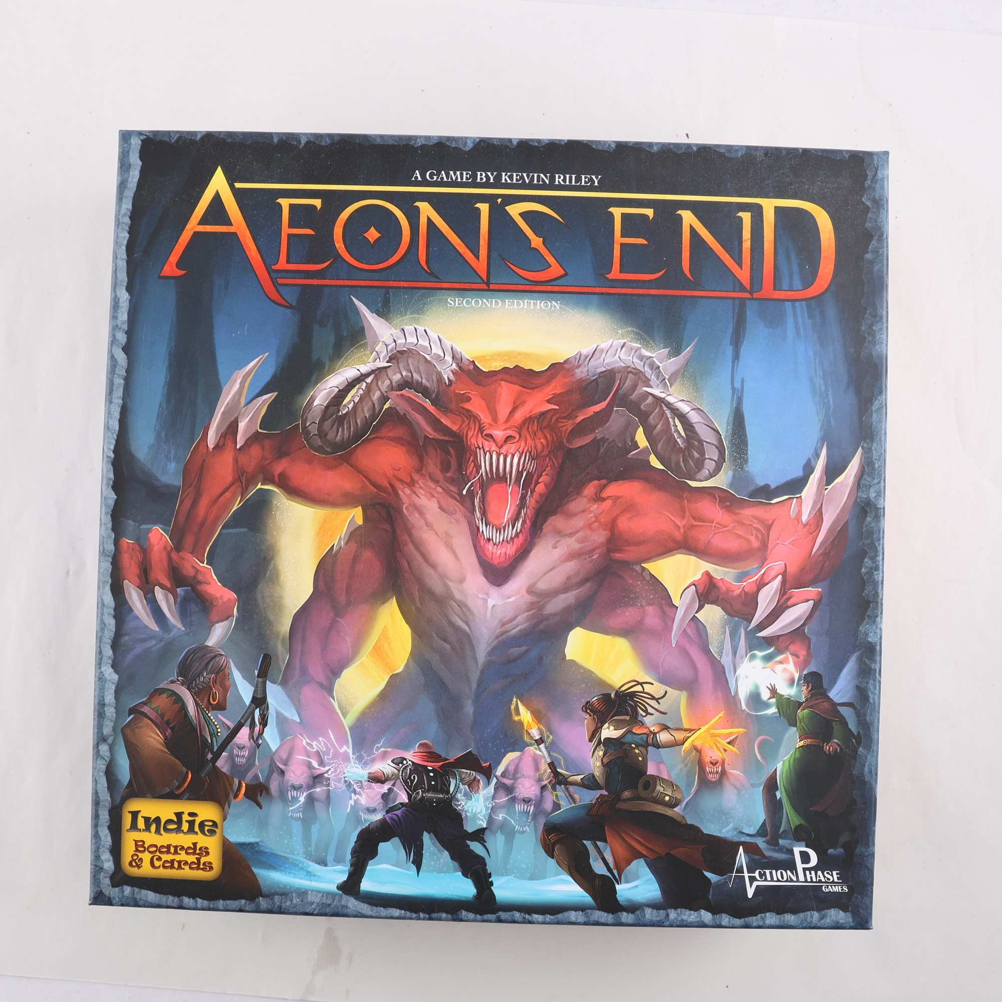 Spel, Aeons end,indie board game.