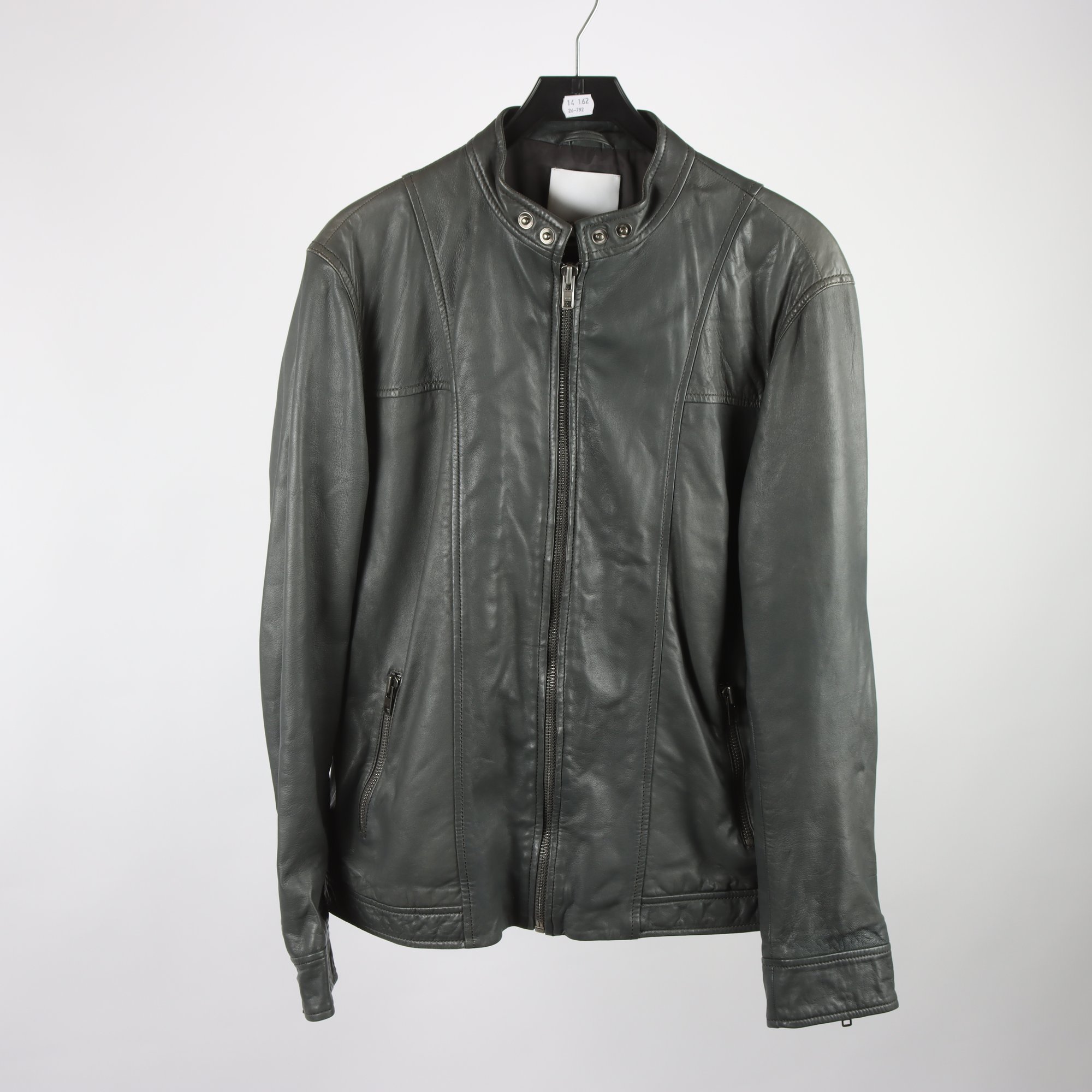 Skinnjacka, Samsøe Samsøe, 100% läder, stl. XL