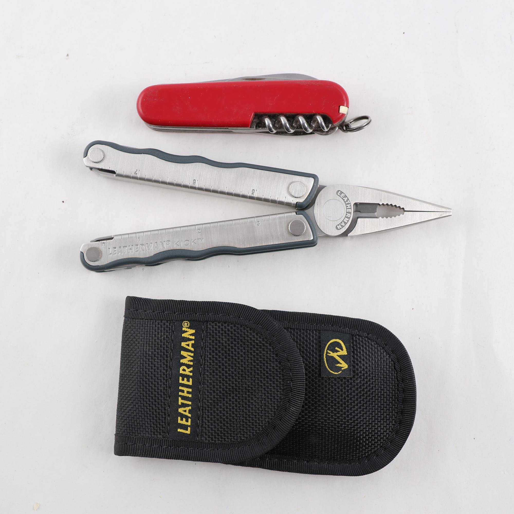 Victorinox / Leatherman, multiverktyg / kniv