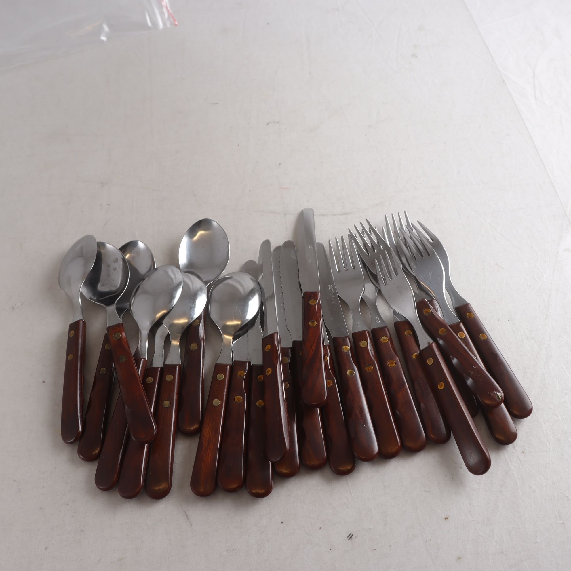 Bestick, Hack Werke, tyskland, trähandtag