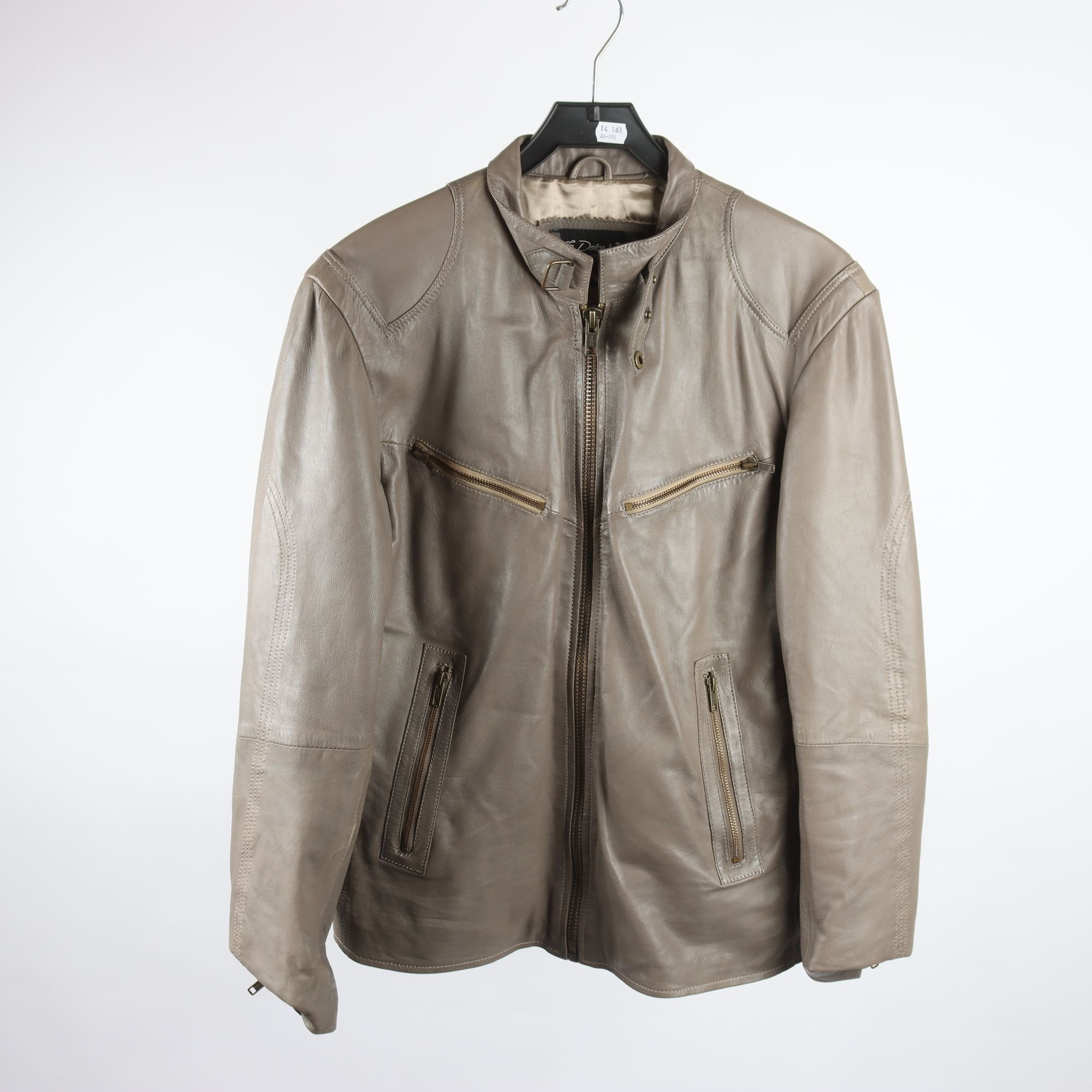 Skinnjacka, La Dolce Vita, 100% läder, stl. 52