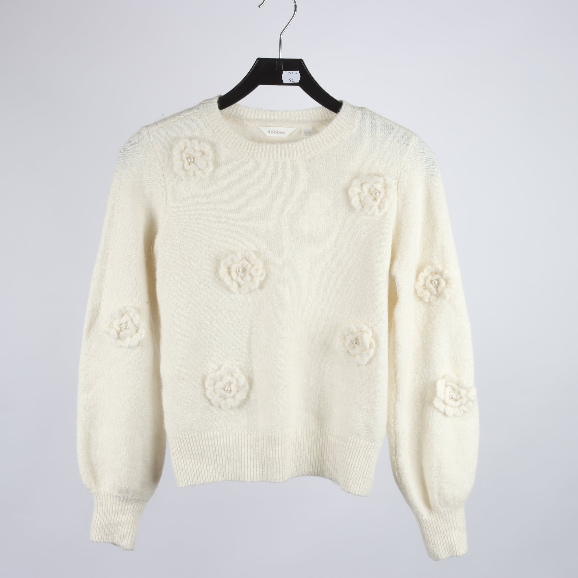 Tröja, Dobber, vit, stl. XS