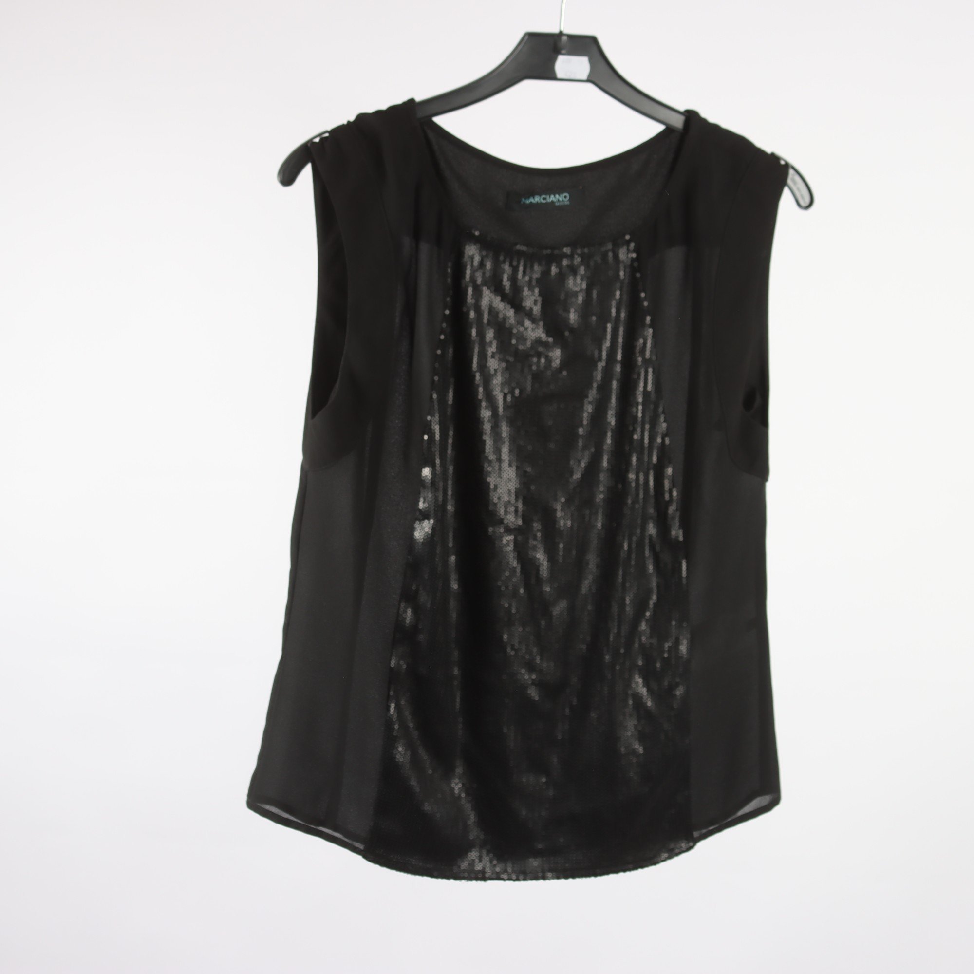 Linne, Marciano x Guess, svart, paljetter, stl. 40.