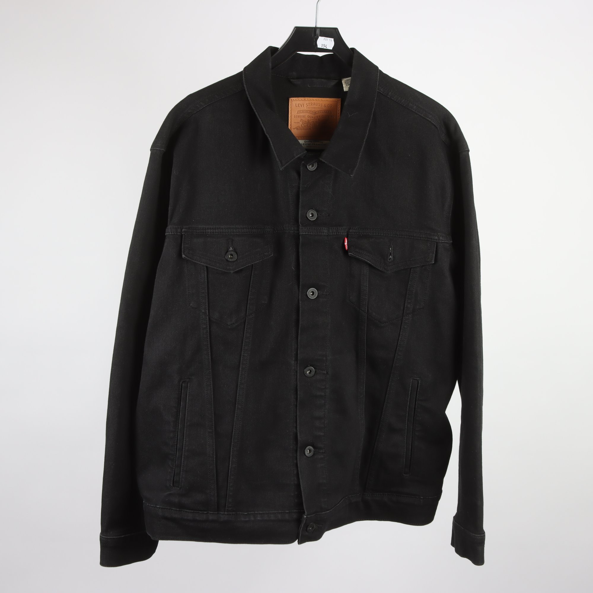 Jeansjacka. Levi Strauss & Co, svart, stl. XL