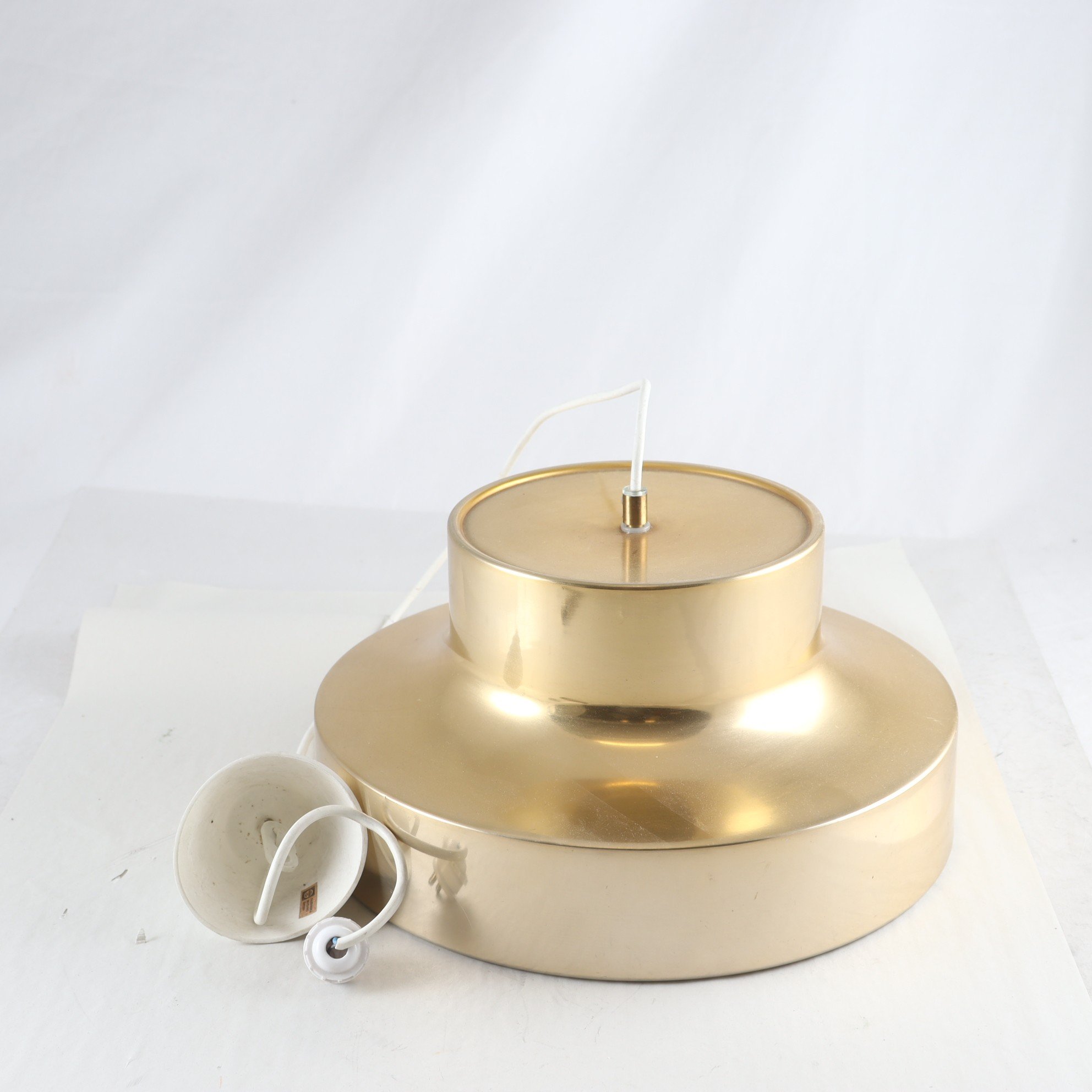 Taklampa, plåt, Falkenbergs belysning. Endast avhämtning.