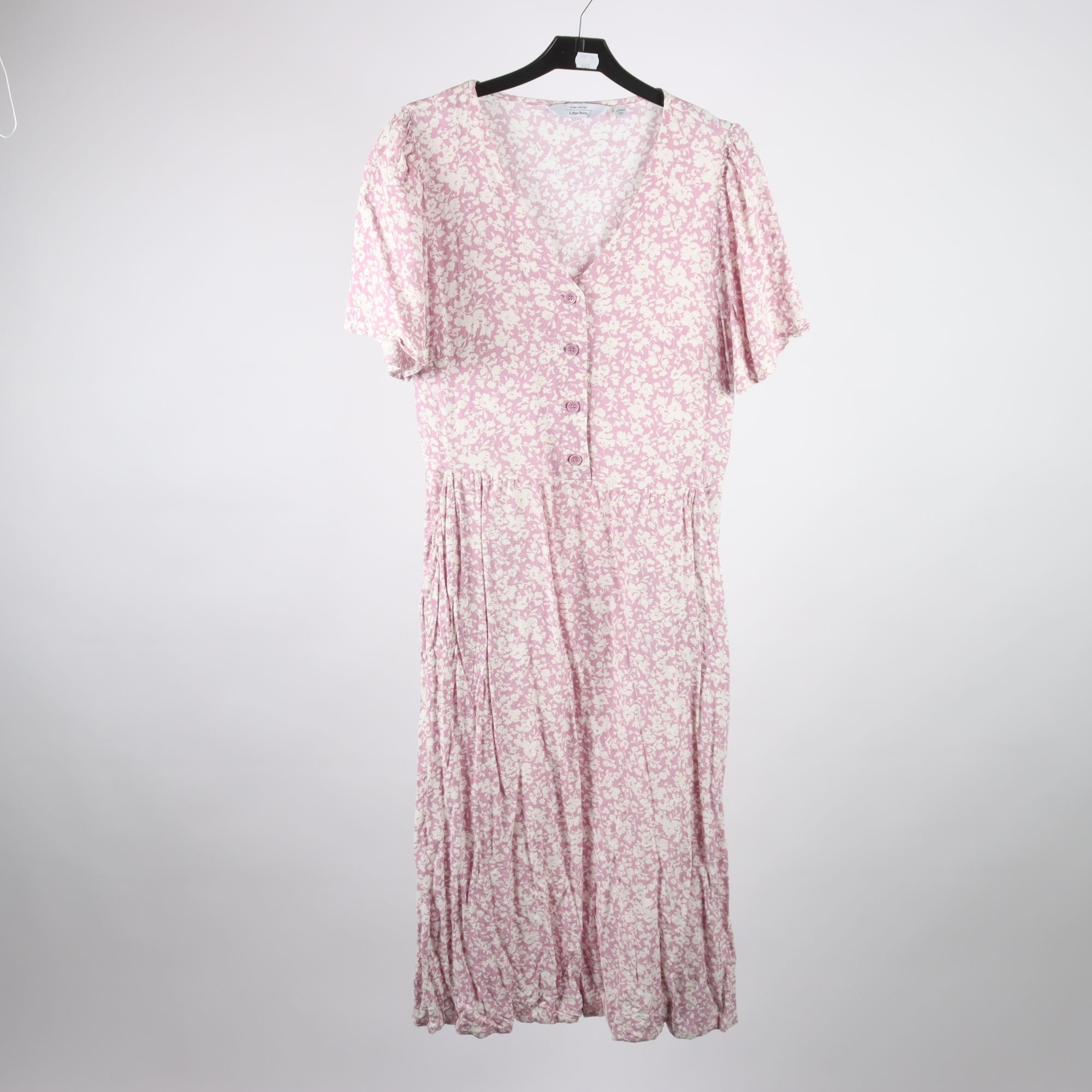 Klänning, & Other Stories, vit, lila, stl. 44.