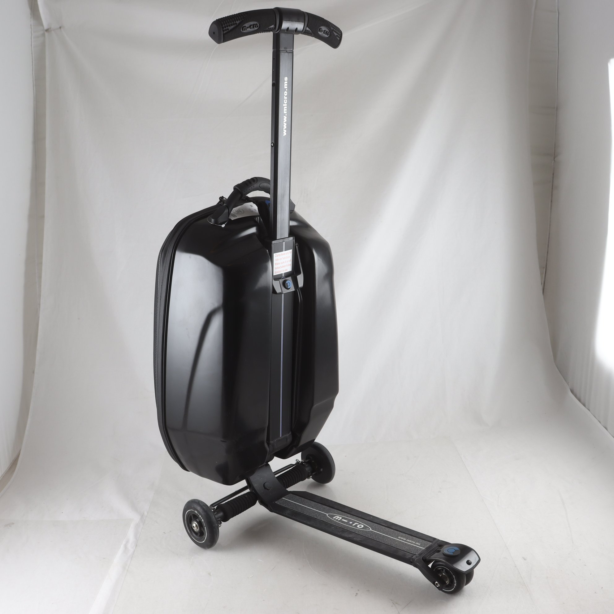 Resväska med utfällbar sparkcykel, Micro luggage II. Endast avhämtning.