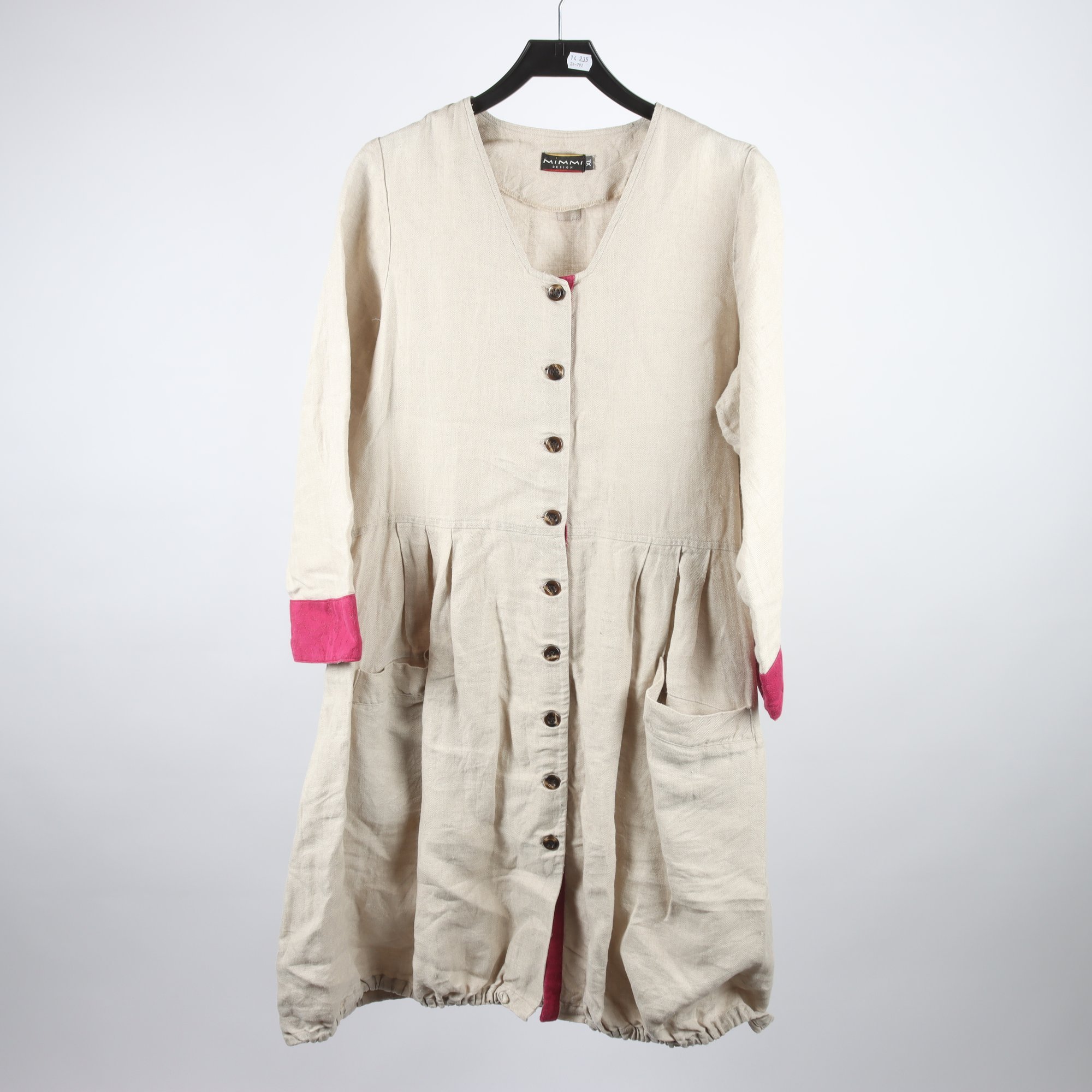 Klänning, Mimmi Design, 100% lin, stl. XL