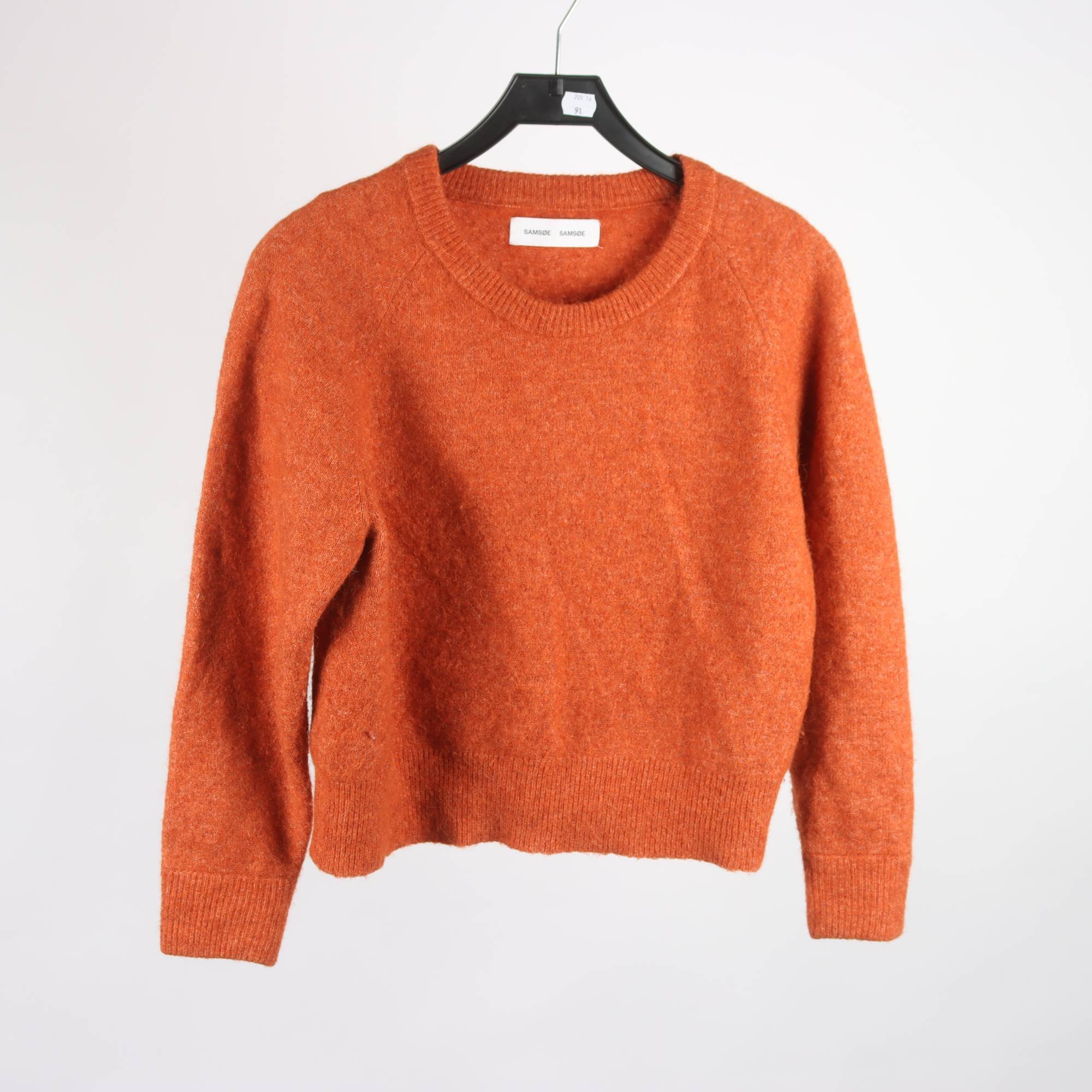 Tröja, Samsøe Samsøe, tegelröd, stl. S