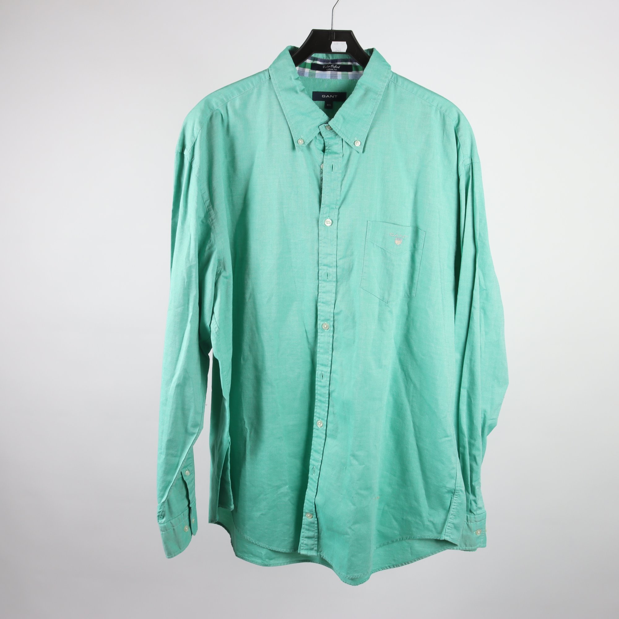 Skjorta, Gant, grön, stl. 3XL.