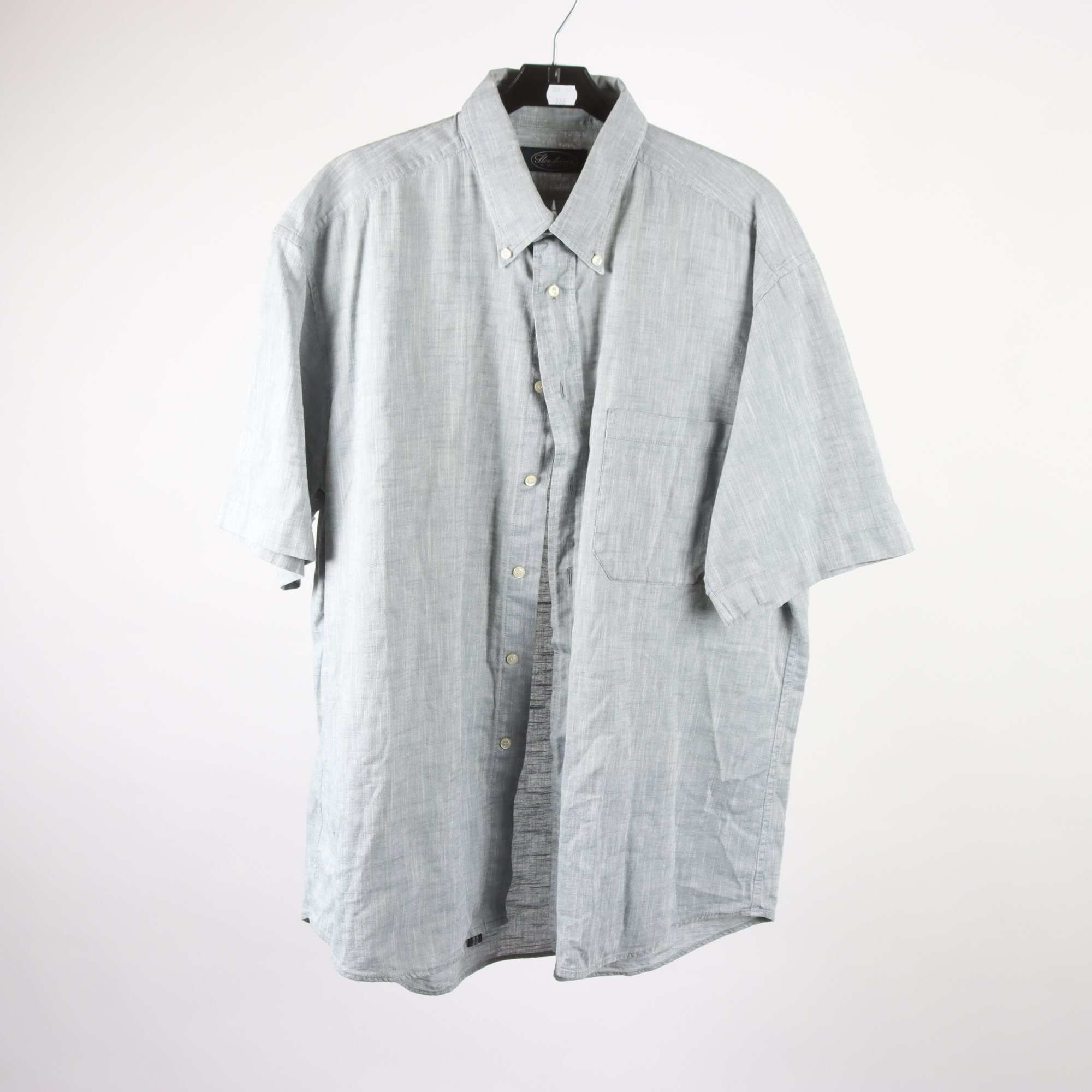 Skjorta, Stenströms, grå, lin, bomull, stl. XL.