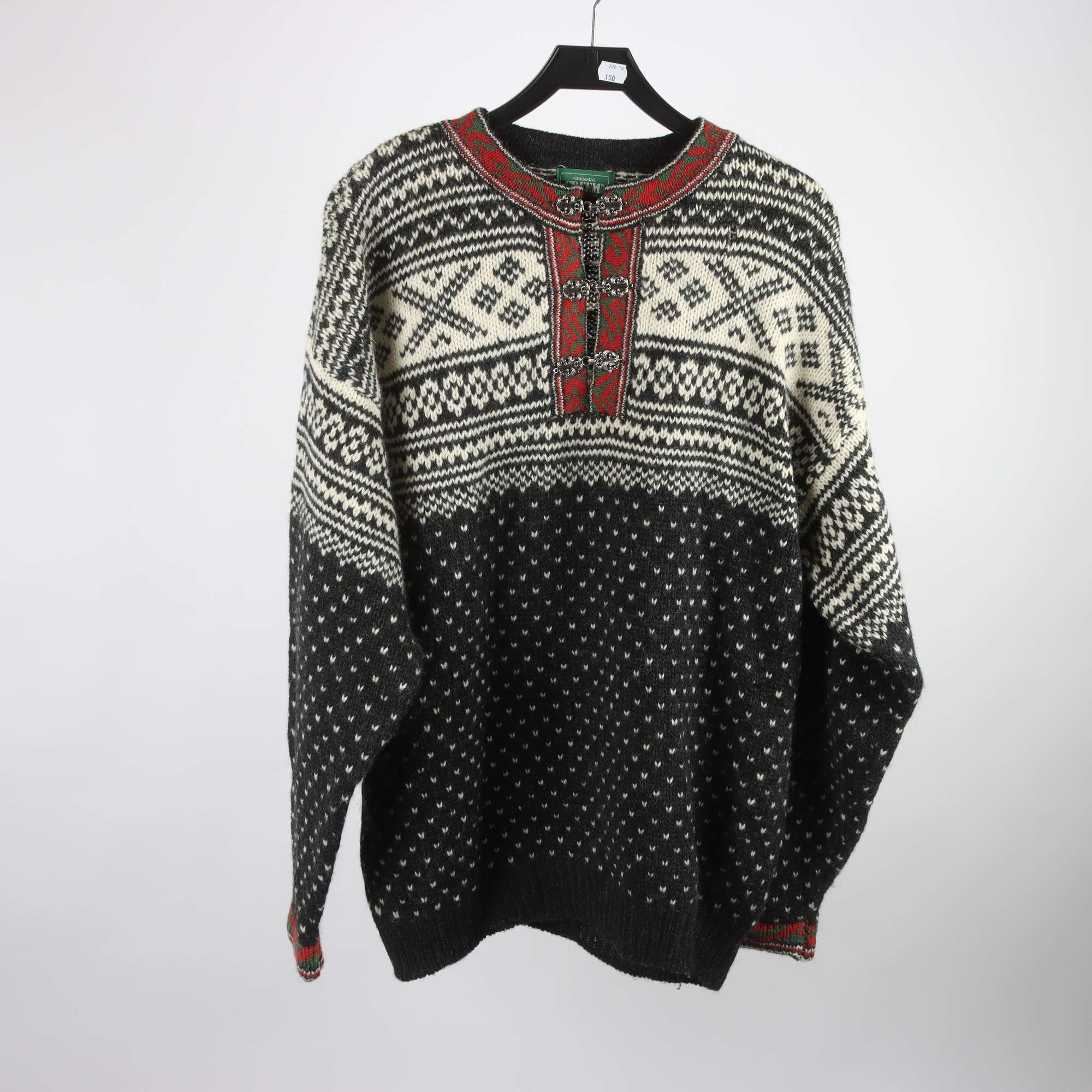 Tröja, Creem by Adelsten, svart, vit, mönstrad, stl. L