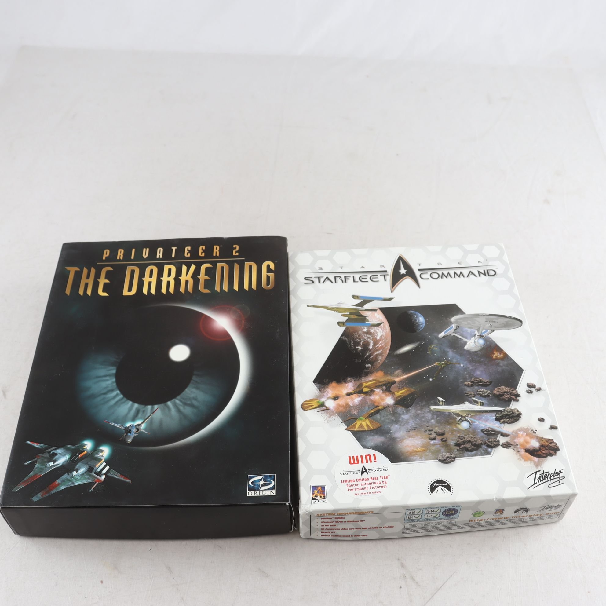 PC-spel. Star Trek Starfleet Command, Privateer 2 the darkening.