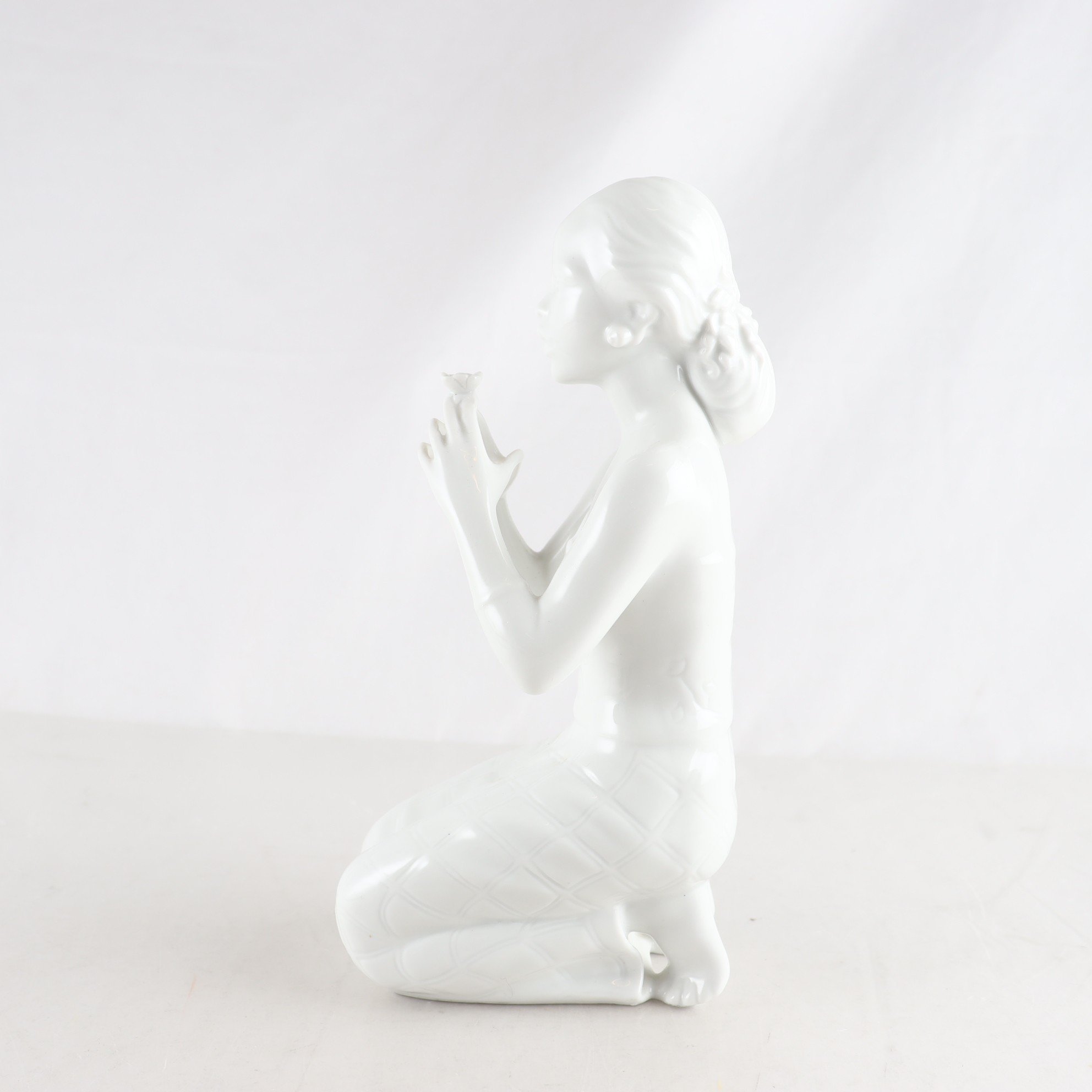 Skulptur, Rörstrand, ’Baliflickan’ Harald Salomon.