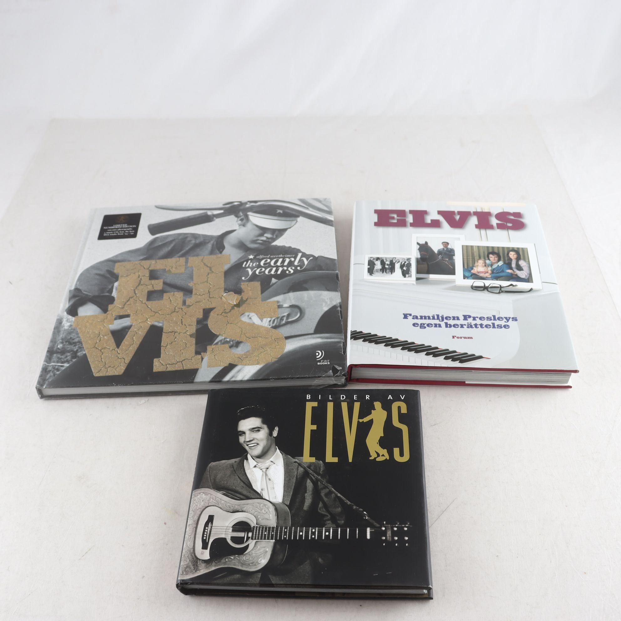 Bokpaket Elvis Presley, 3 titlar