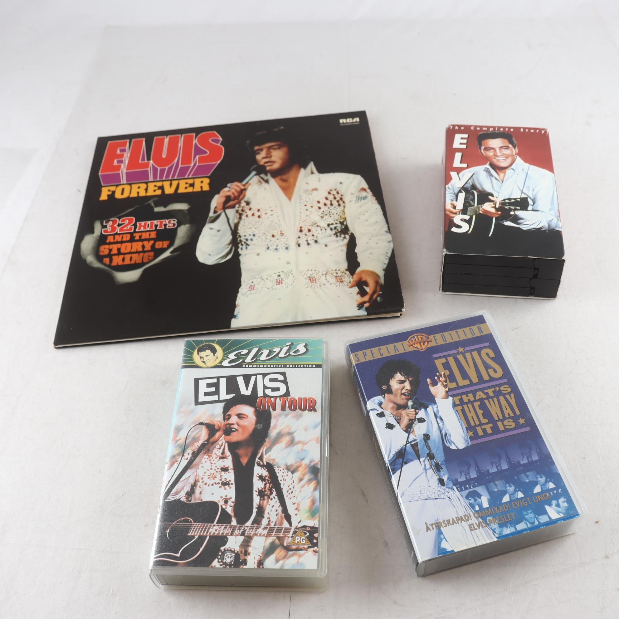 Elvispaket, LP, VHS