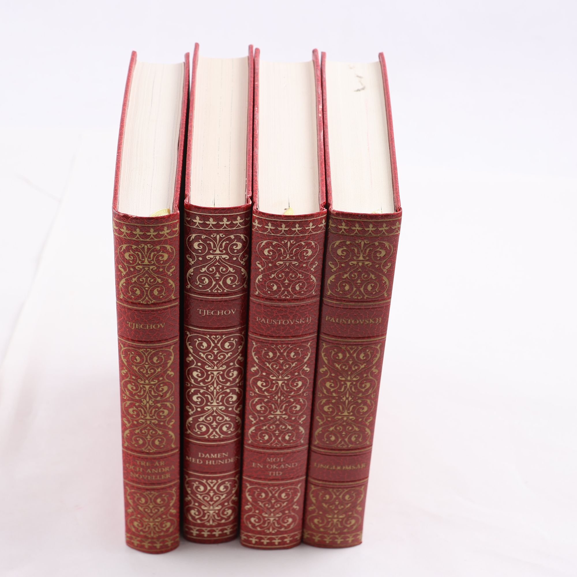 Stora ryska berättare, Anton Tjechov & Konstantin Paustovskij, 4 vol.