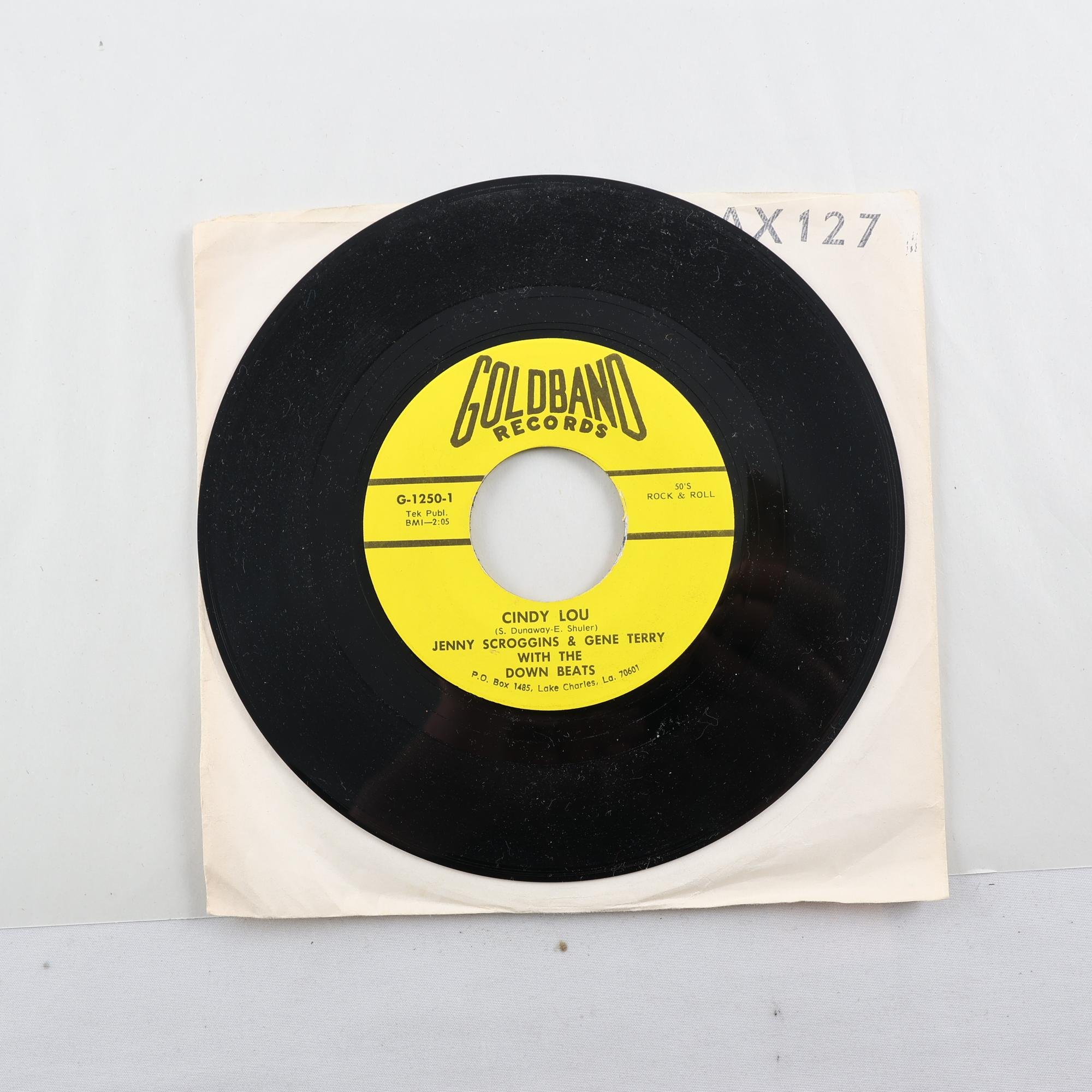 Singel Jenny Scroggins & Gene Terry, Cindy Lou / What Can I Do I Still Love You