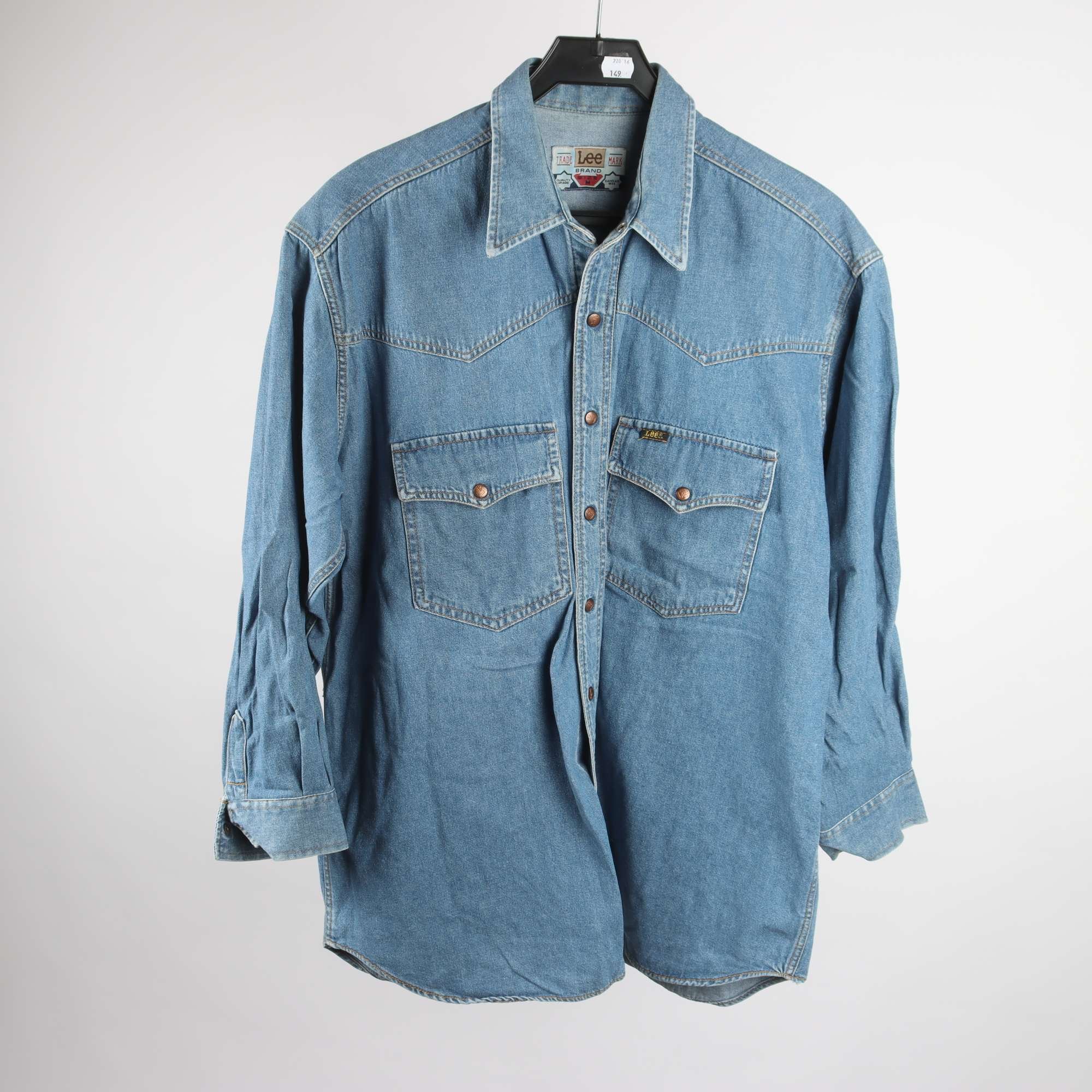 Jeansskjorta, Lee, blå, stl. M