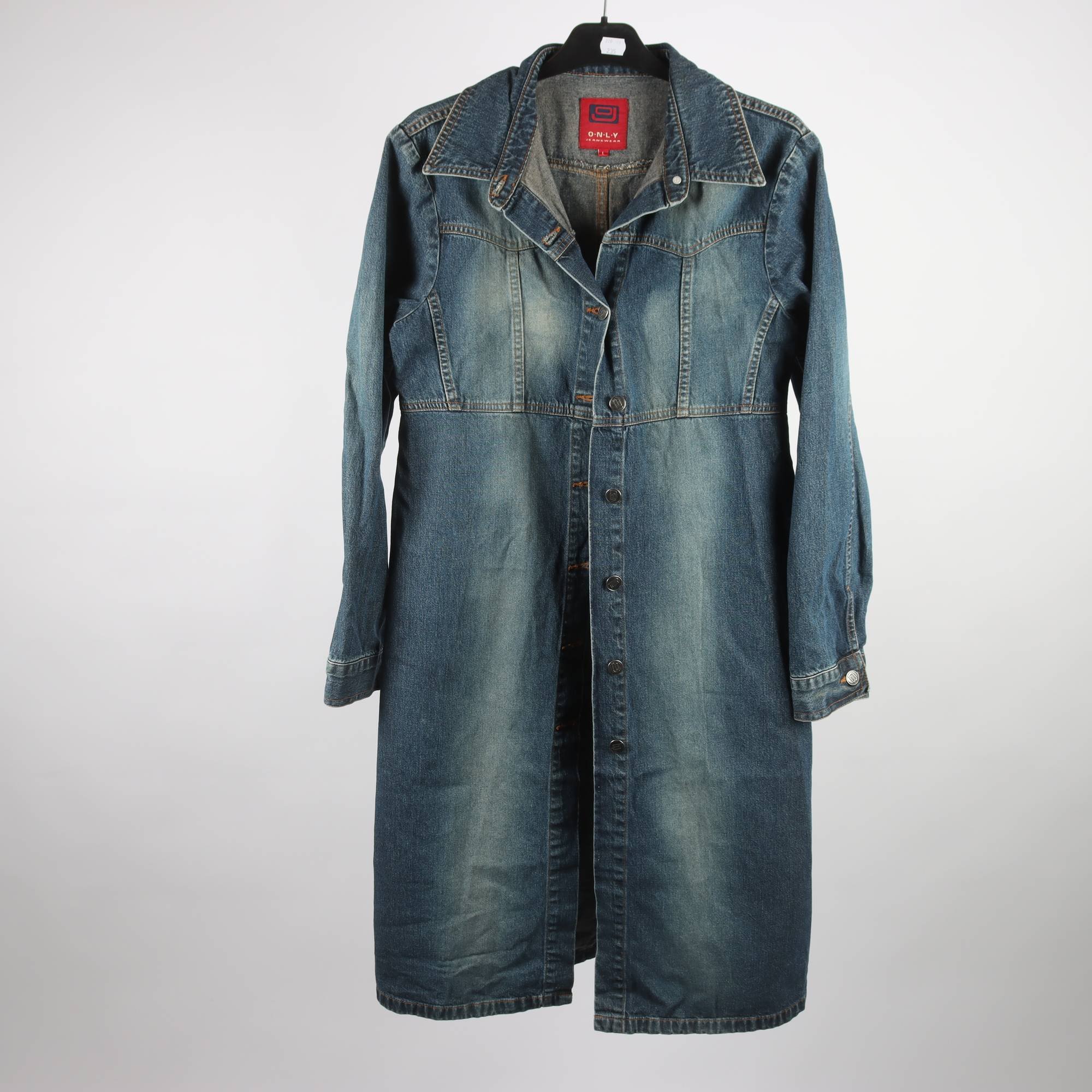 Jeansklänning, Only, blå, stl. L.