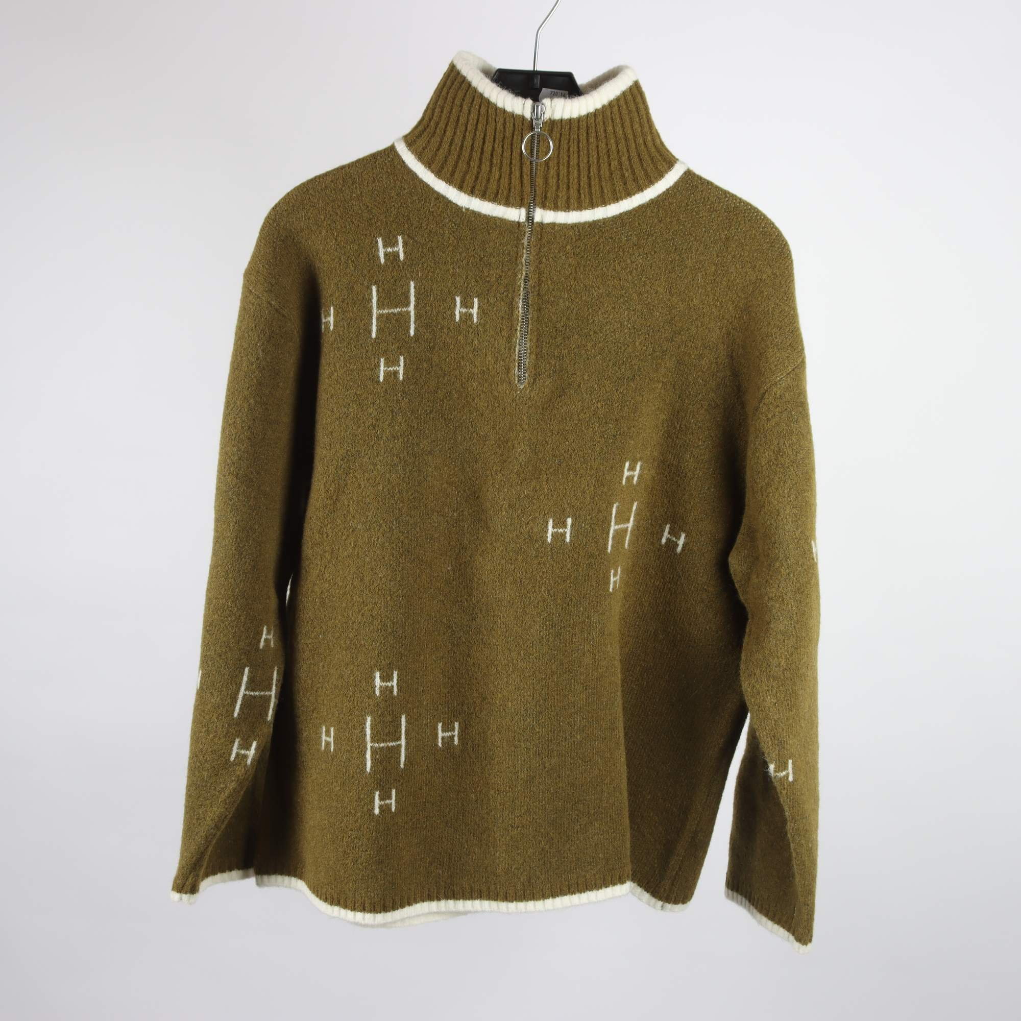 Tröja, Hèst, grön, stl. 1 (S/M)