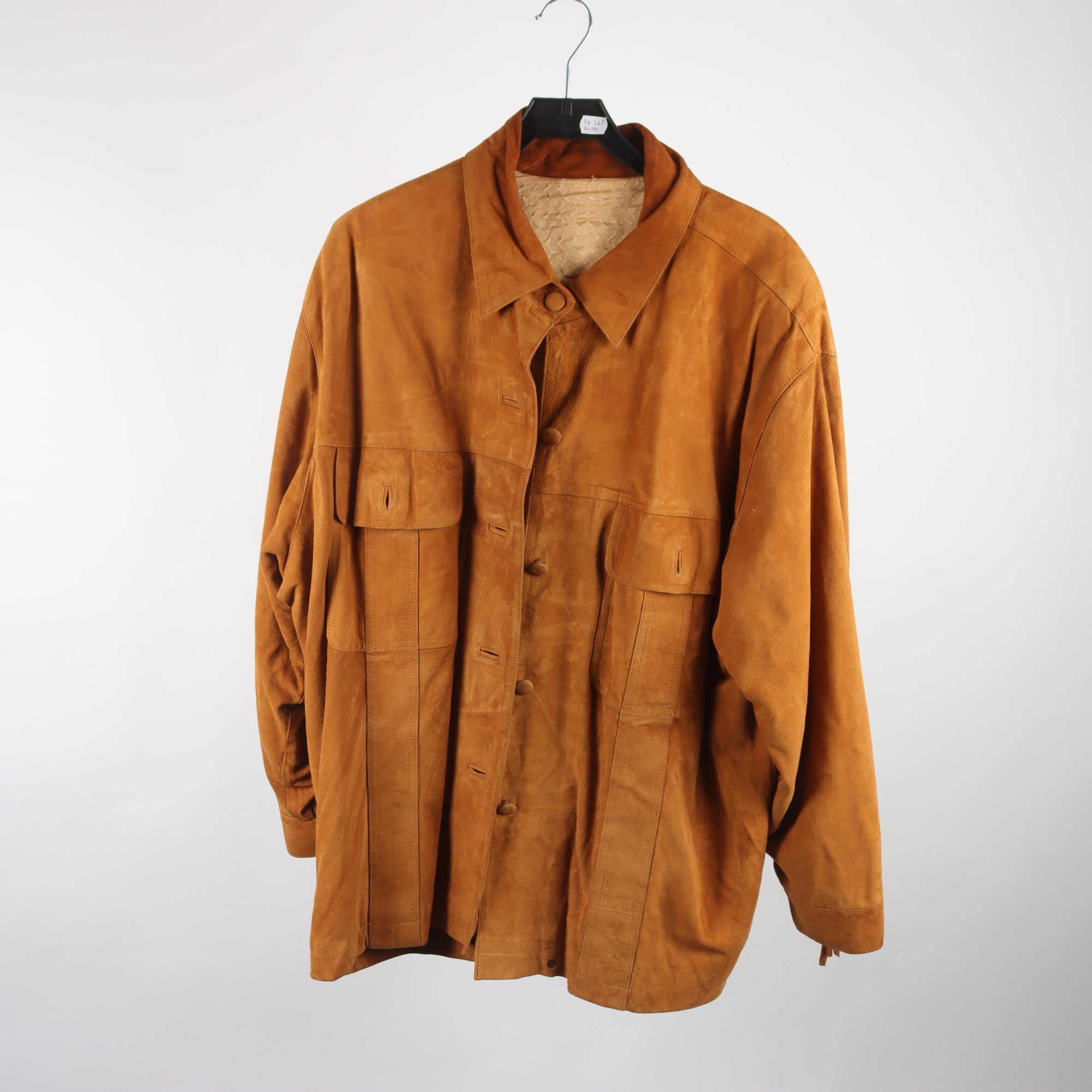 Mockajacka, 100% läder, stl. XXL