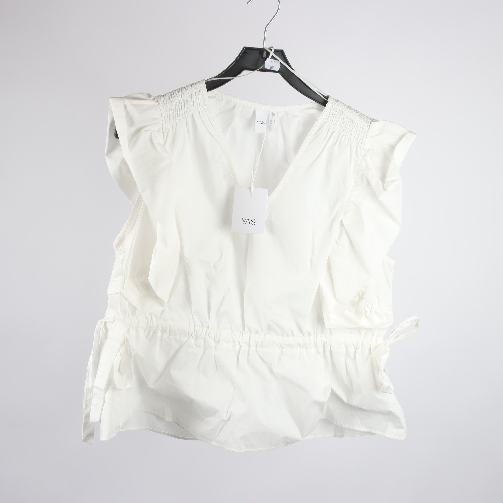 Blus, YAS, vit, stl. 40