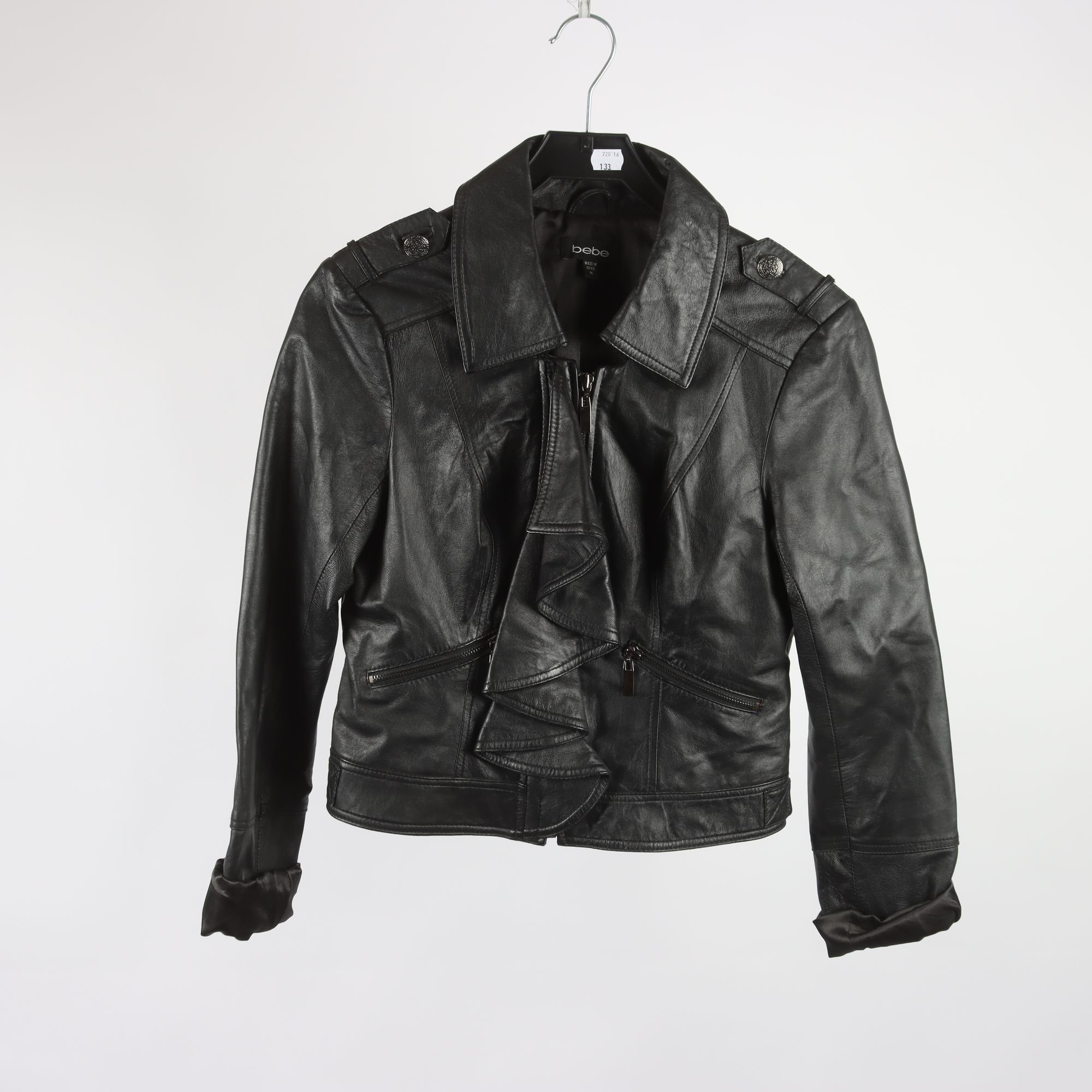 Skinnjacka, Bebe, svart, stl. M