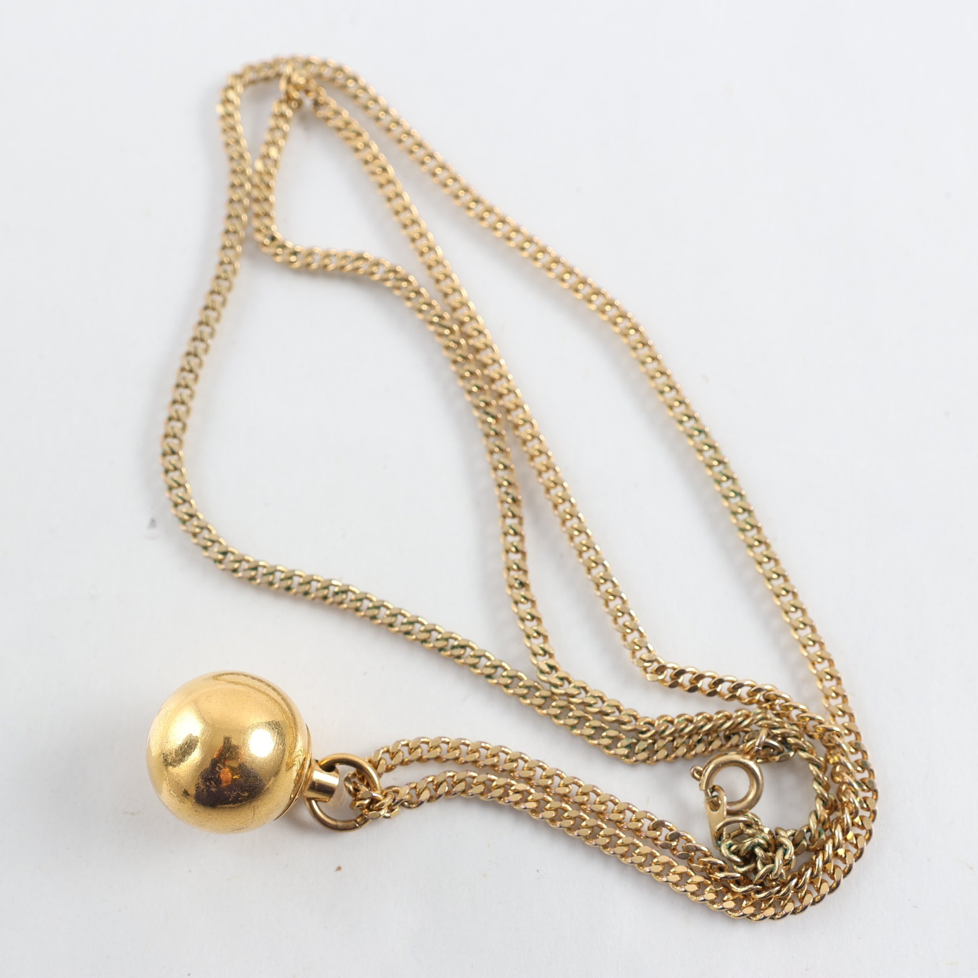 Halsband & hänge, Skultuna, mässing