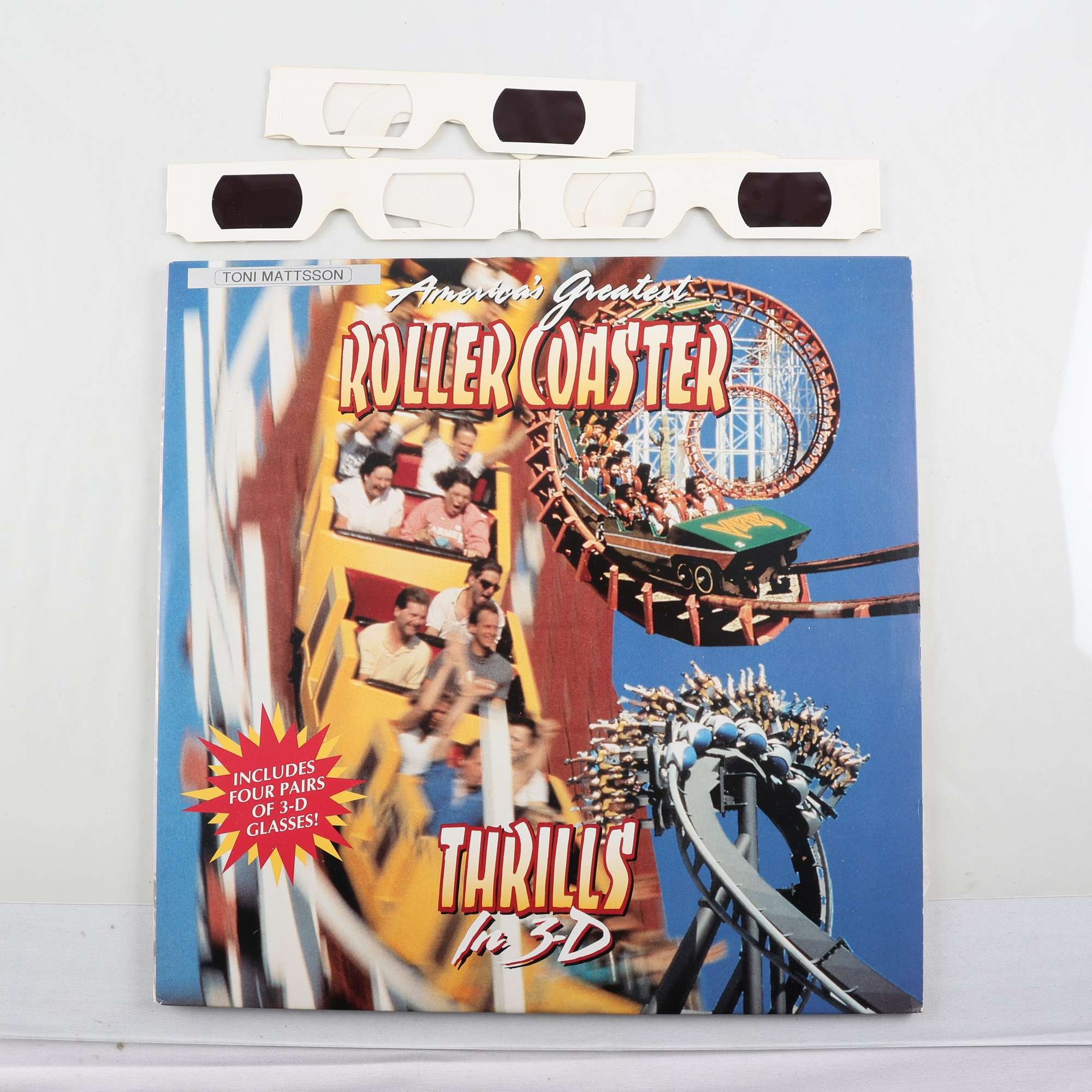 Laserdisc America’s Greatest Roller Coaster Thrills In 3d