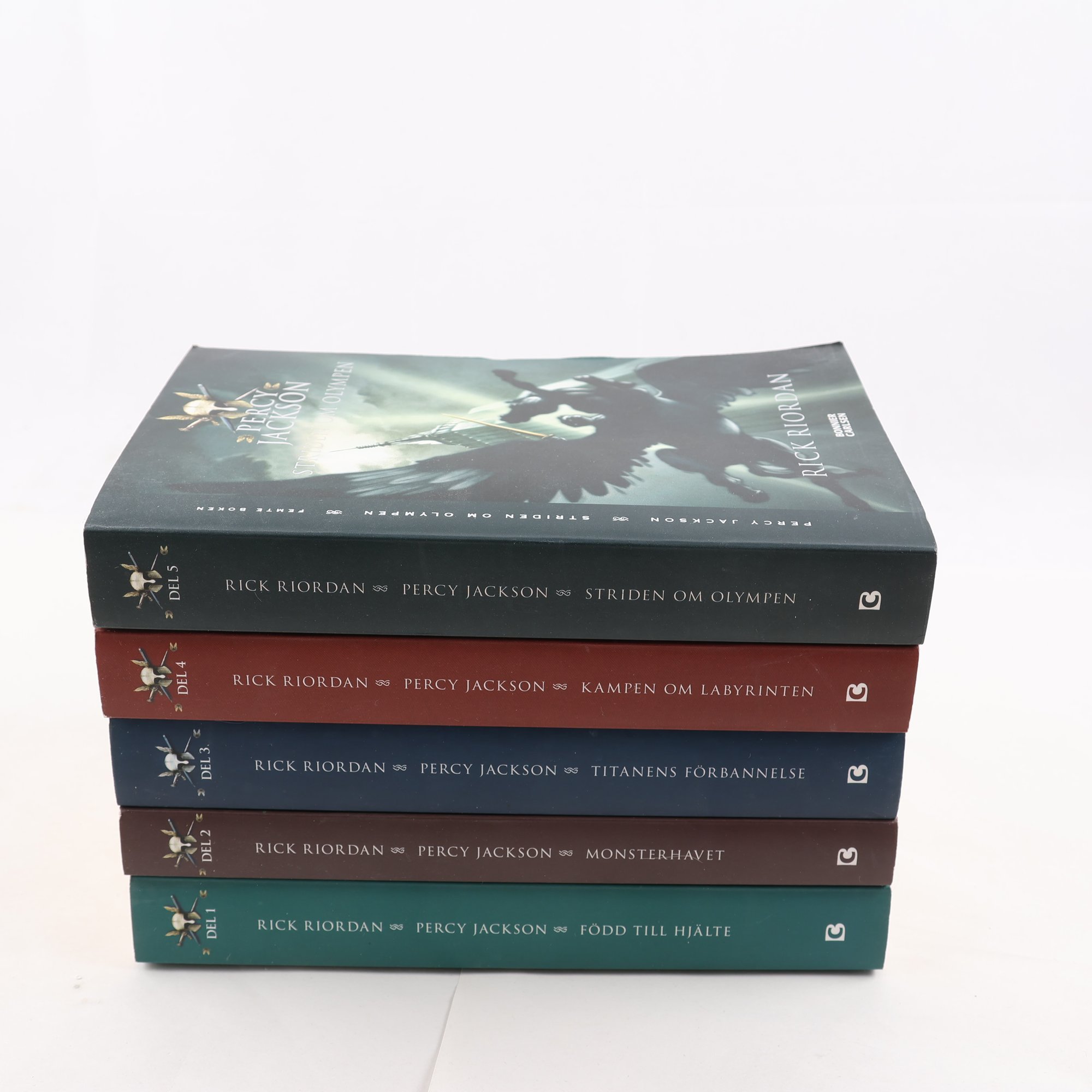 Rick Riordan, Percy Jackson, Del 1-5