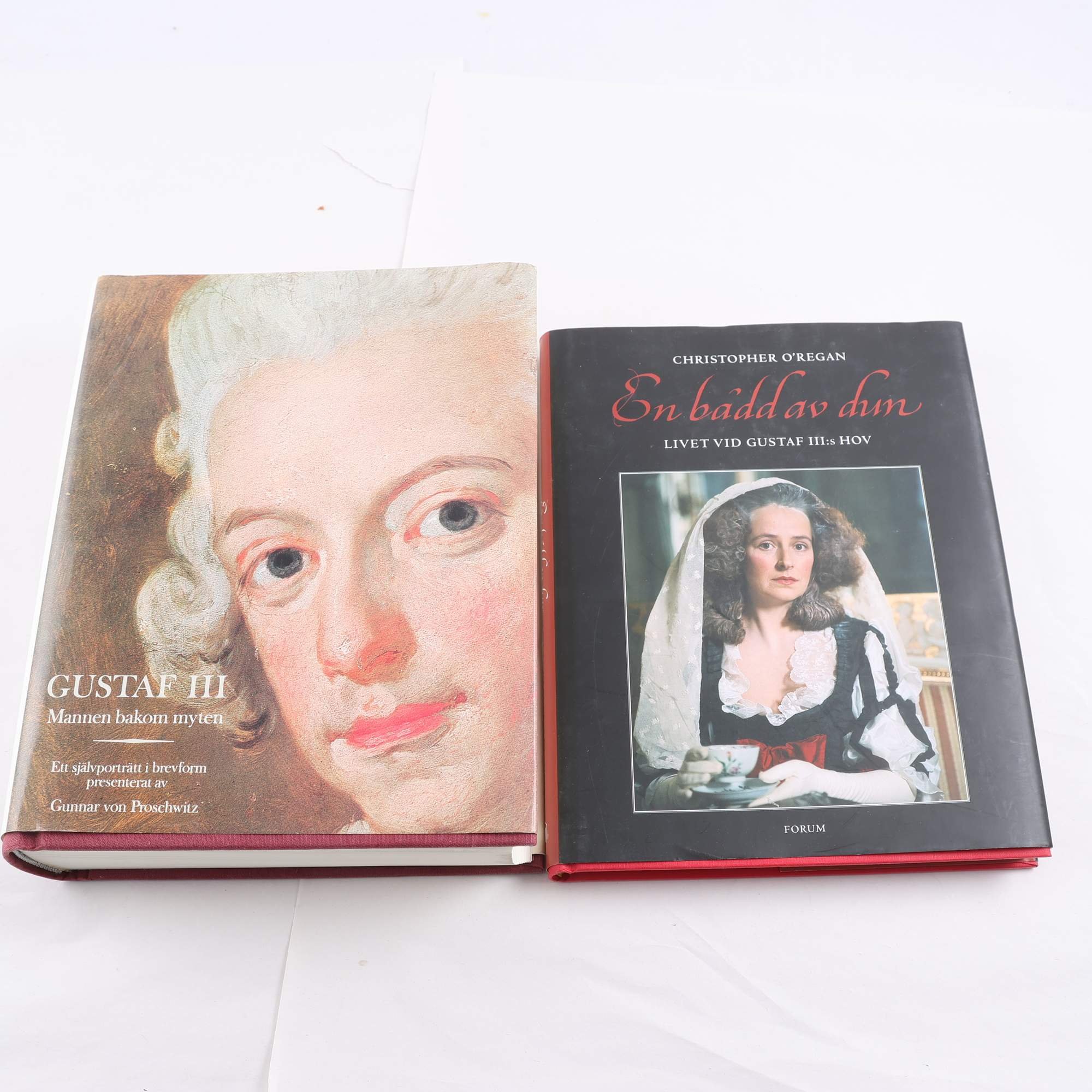 Gustaf III, bokpaket med 2 volymer