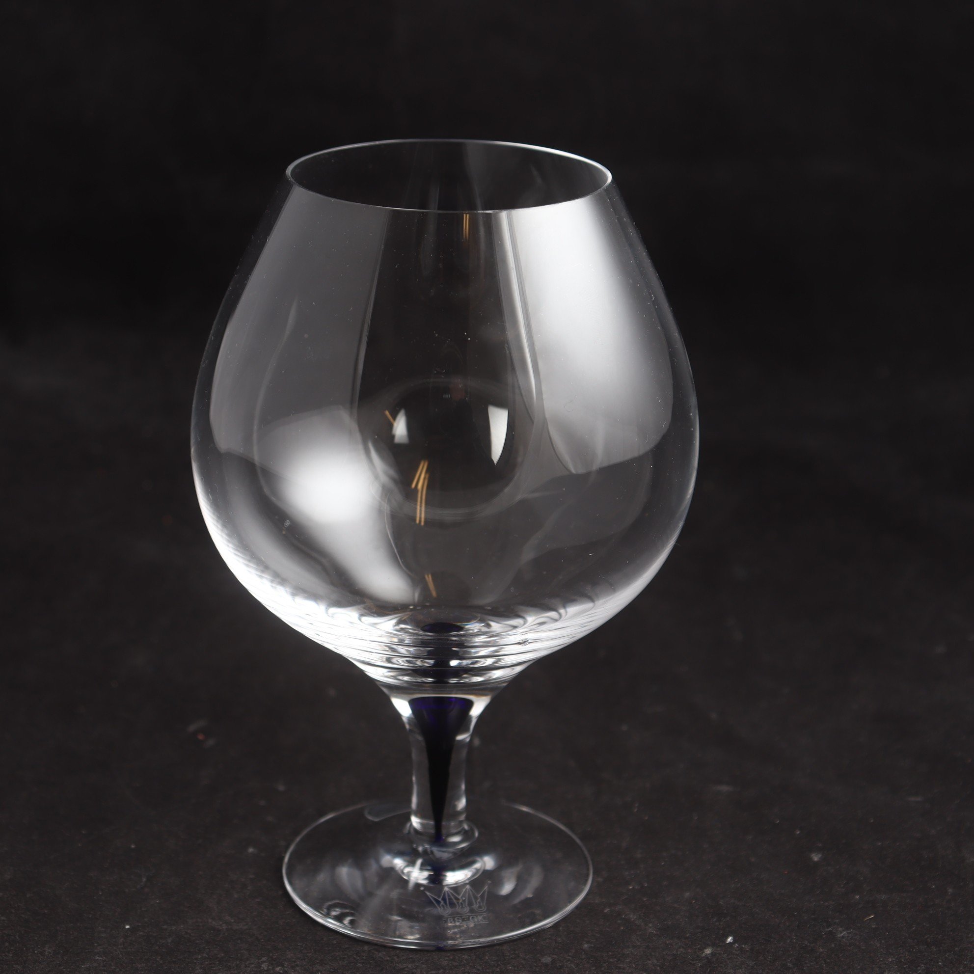 Konjakskupa, Orrefors, intermezzo, Erika Lagerbielke.