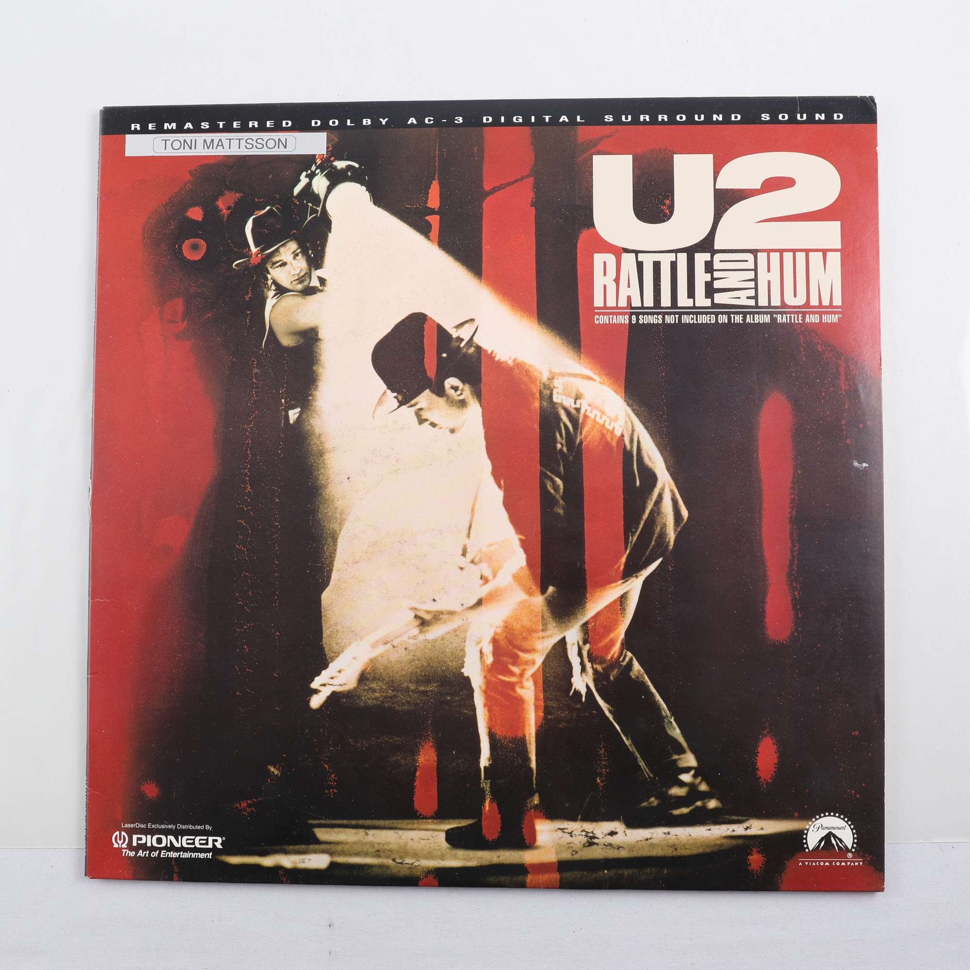 Laserdisc U2 Rattle And Hum